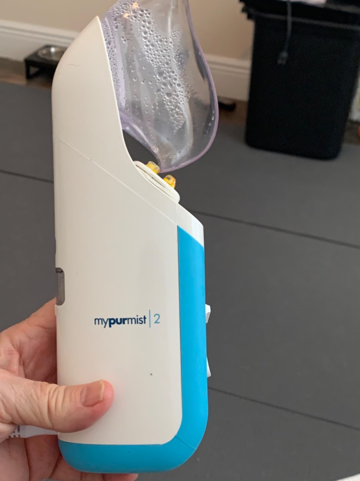 Mypurmist® Premium Value Pack - Handheld Ultrapure Instant Steam Inhaler - Fast Allergy Nasal Congestion Cold Cough Sinus Relief - Vaporizer Humidifier Steamer, Voice Care Customer Review Mypurmist® Premium Value Pack - Handheld Ultrapure Instant Steam Inhaler - Fast Allergy Nasal Congestion Cold Cough Sinus Relief - Vaporizer Humidifier Steamer, Voice Care - Customer Photo 1