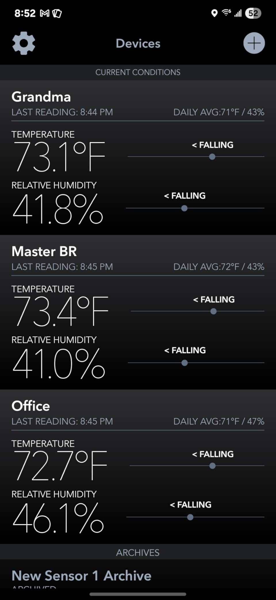 HT.w Smart Temperature Sensor & Humidity Sensor - Bluetooth Thermometer and Hygrometer with App Monitoring - Water Resistant Temperature and Humidity Monitor for RV, Basement, Fridge & More - Customer Photo 2