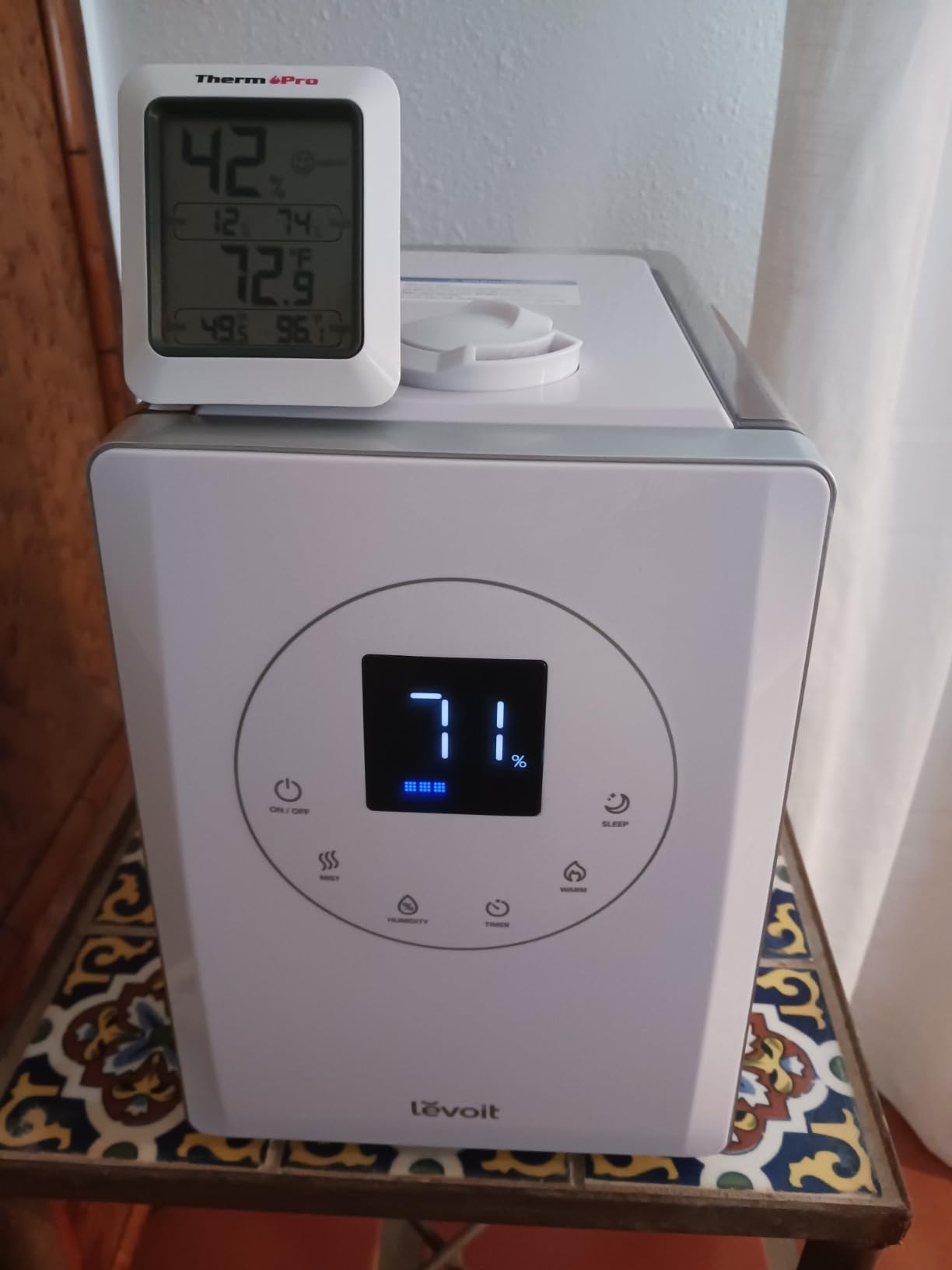 LEVOIT LV600S Smart Warm and Cool Mist Humidifiers for Home Bedroom Large Room, (6L) 753ft² Coverage, Quickly & Evenly Humidify Whole House, Easy Top Fill, App & Voice Control - Quiet Sleep Mode Customer Review LEVOIT LV600S Smart Warm and Cool Mist Humidifiers for Home Bedroom Large Room, (6L) 753ft² Coverage, Quickly & Evenly Humidify Whole House, Easy Top Fill, App & Voice Control - Quiet Sleep Mode - Customer Photo 4