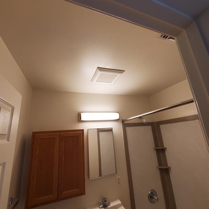 Panasonic WhisperFit Retrofit Ceiling Mount Bathroom Exhaust Fan, 50-80-110 CFM, FV-0511VF1 - Customer Photo 1