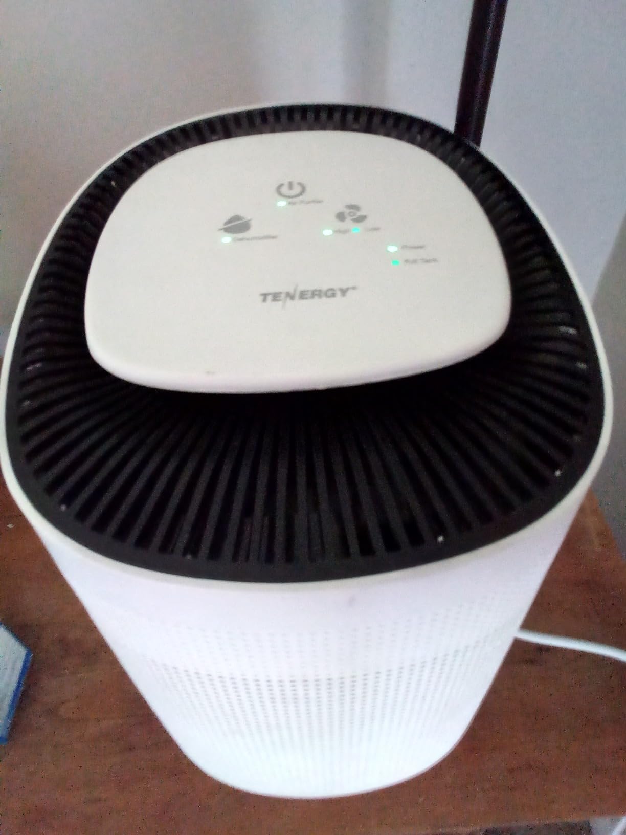 Tenergy Sorbi Dehumidifier w/Air Purifying Function and 3-Pack Replacement H13 Medical Grade Hepa Filter, Ultra-Quiet, Adjustable Air Speeds, and Touch Control - Customer Photo 1