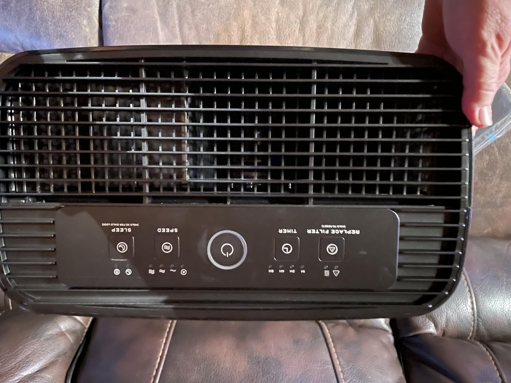 PuroAir 240 HEPA Air Purifier for Home Large Rooms - Covers Up To 1,000 Sq Ft - Filters Up To 99.9% of Pollutants, Smoke, Pollen, Dust - Quiet HEPA Air Filter - Air Purifiers for Bedroom - Customer Photo 2