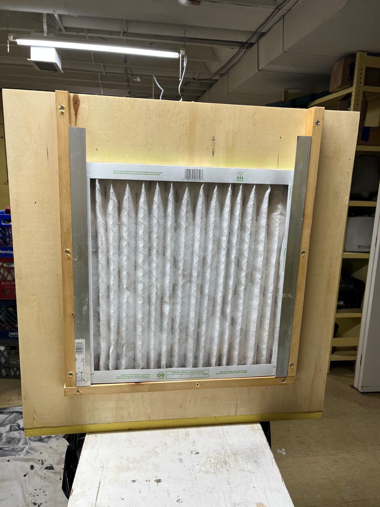 MOUNTO HEPA500 Commercial 500cfm Air Purifier Hepa Air Scrubber Negative Air Machine Roto-Molded (Blue) - Customer Photo 2