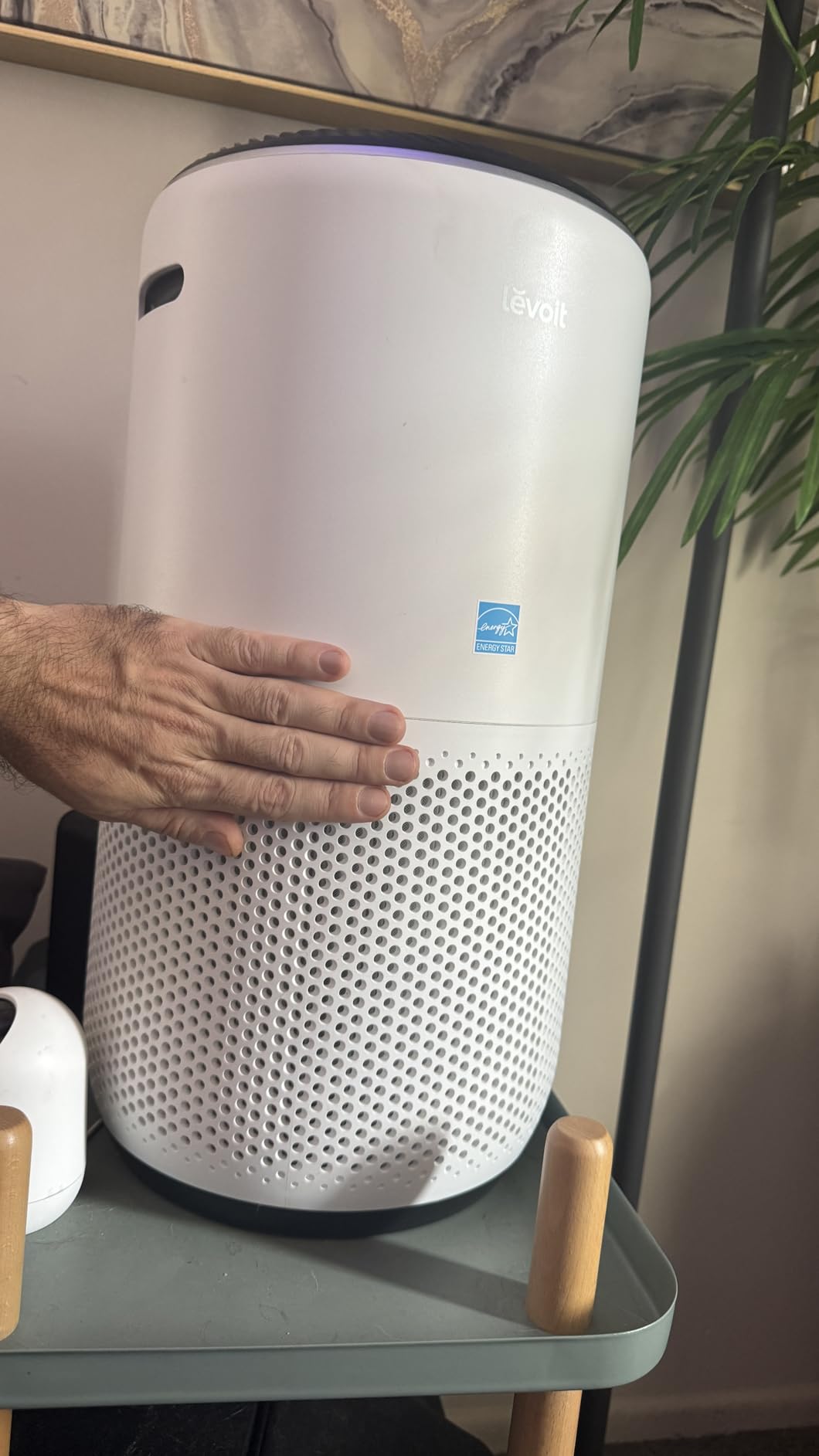 LEVOIT Air Purifiers for Home, Large Room Up to 2933 Ft² With HEPA Sleep Mode, AHAM VERIFIDE, Smart WIFI, PM2.5 Monitor, 3-in-1 Filter For Smoke, Pet Allergies, Dust, Alexa Control, Core 600S-P, White Customer Review LEVOIT Air Purifiers for Home, Large Room Up to 2933 Ft² With HEPA Sleep Mode, AHAM VERIFIDE, Smart WIFI, PM2.5 Monitor, 3-in-1 Filter For Smoke, Pet Allergies, Dust, Alexa Control, Core 600S-P, White - Customer Photo 2