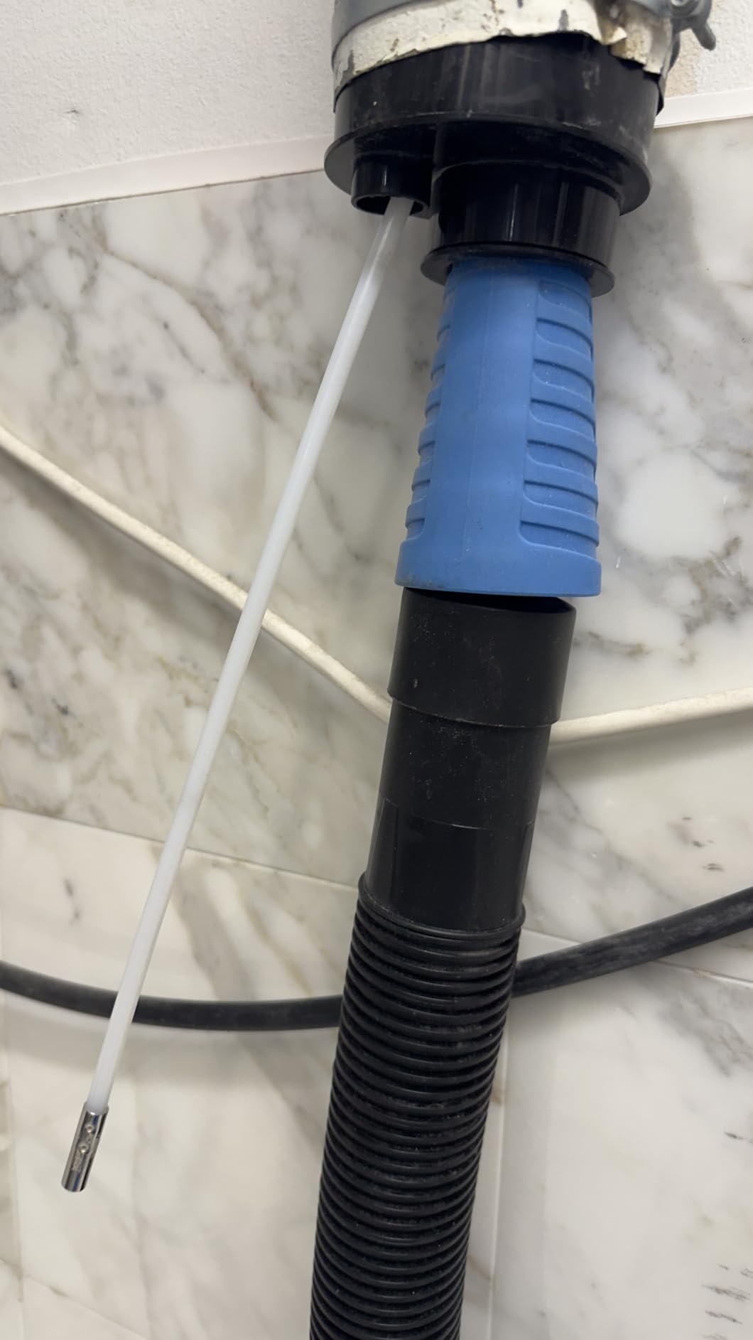 Sealegend 37-Piece 33-Feet Dryer Vent Cleaner Kit, Dryer Cleaning Tools, Omnidirectional Dryer Lint Vacuum Attachment, Dryer Vent Brush, Universal Vacuum & Dryer Adapters (Blue) - Customer Photo 2