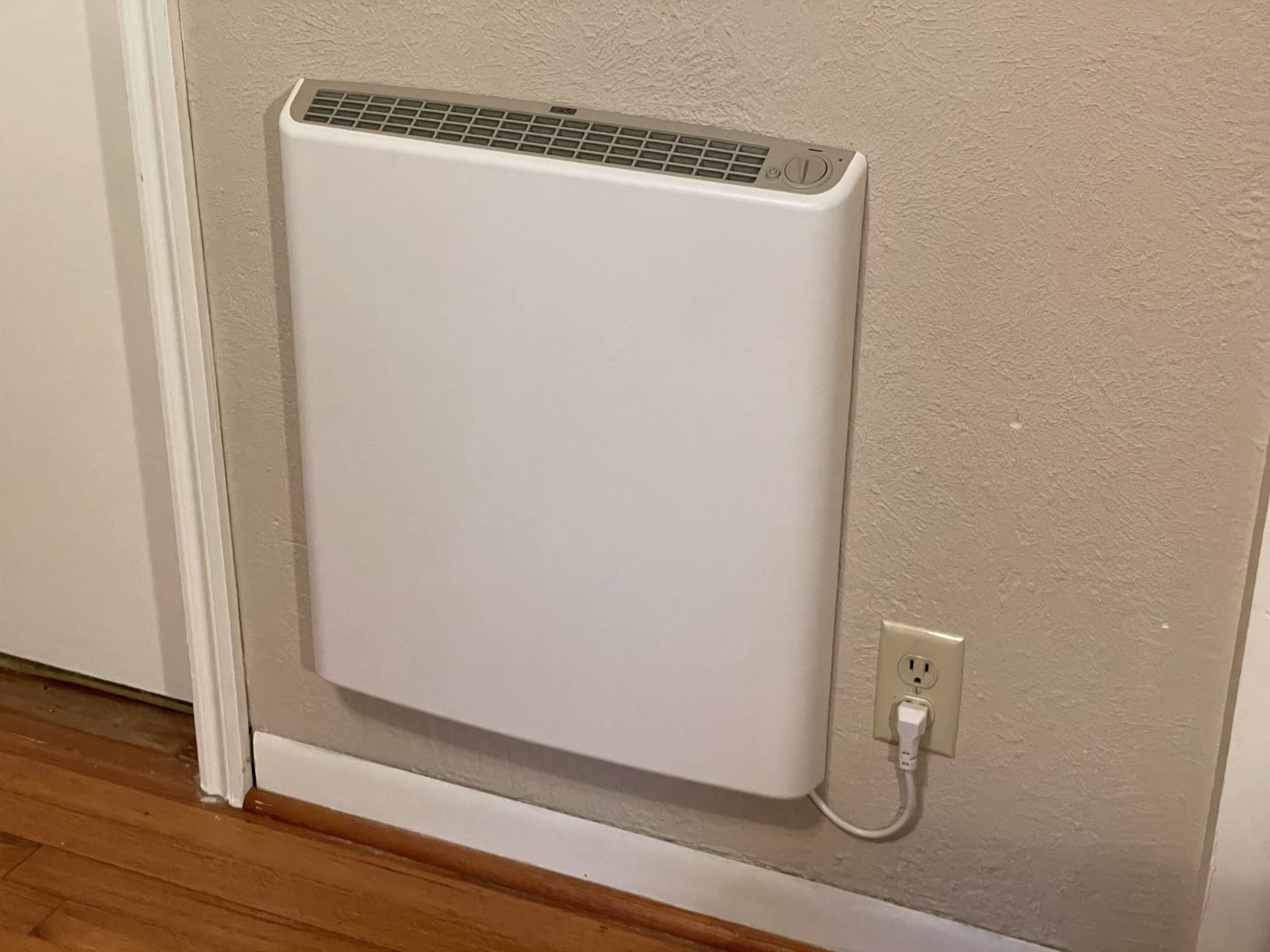 Envi Plug-in Electric Panel Wall Heaters for Indoor Use, Energy Efficient 24/7 Heating w/Safety Sensor Protection, Patented Quiet Fan-less Design, Easy 2-Min Install, Space Heater, Made in USA - Customer Photo 1