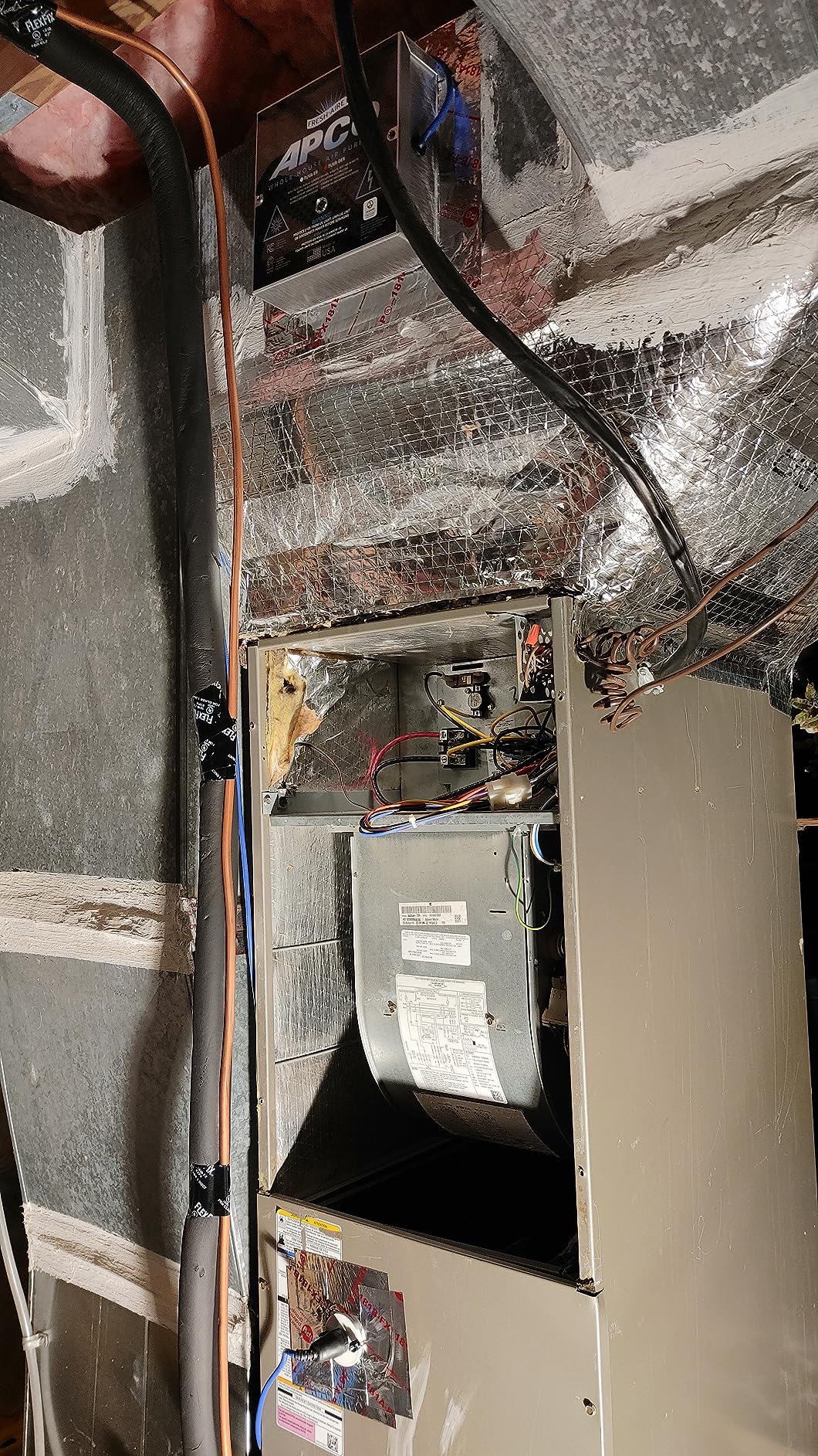 APCO Carbon Cell Matrix HVAC UV Air Purifier with Power Cord, Includes 1-Year UVC Lamp (18-32 VAC Series) # TUV-APCO-ER - Customer Photo 2