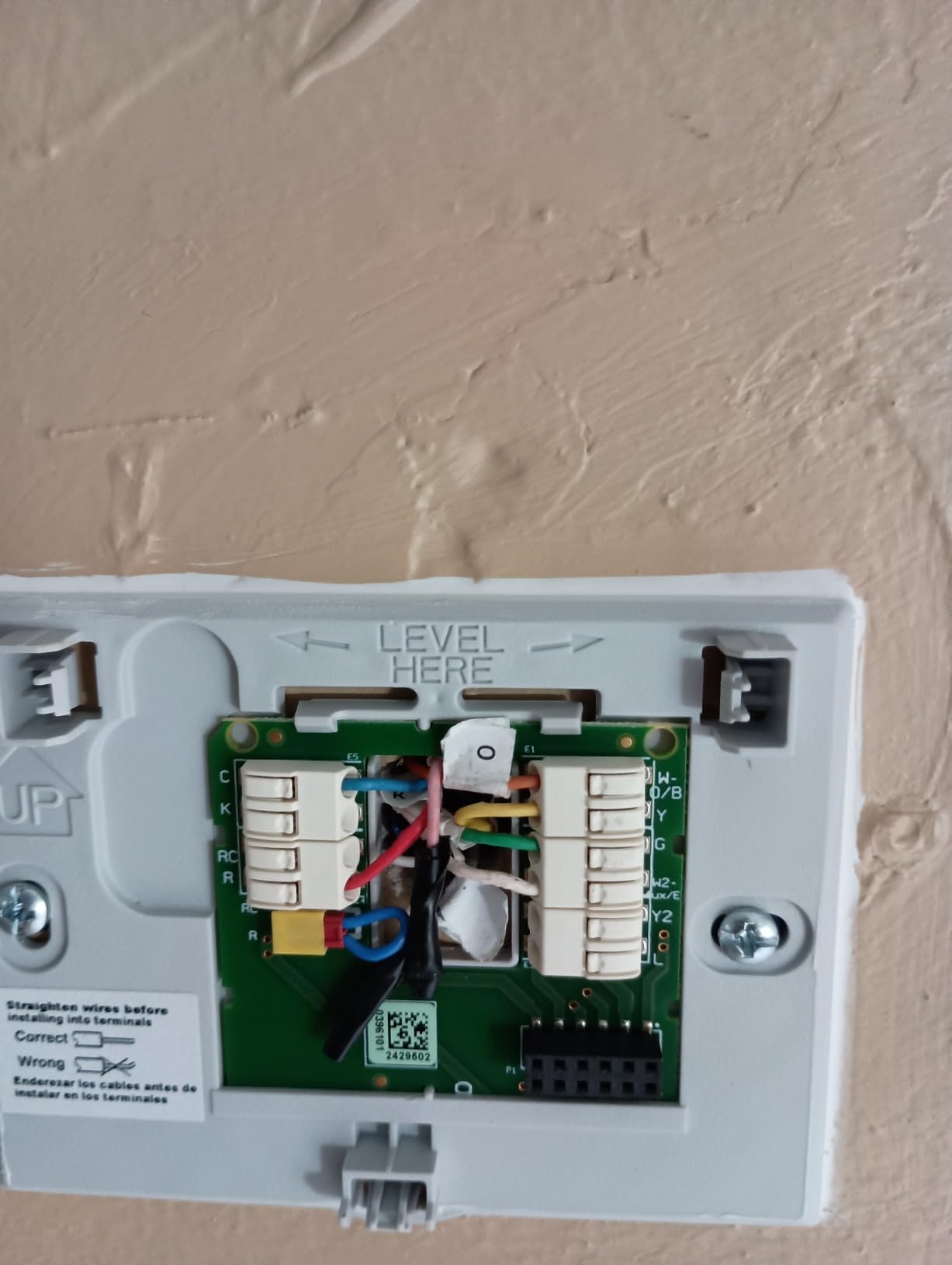 Honeywell Home RTH9600WF Smart Color Thermostat ENERGY STAR Wi-Fi Programmable Touchscreen Alexa Ready - C-Wire Required - Customer Photo 2