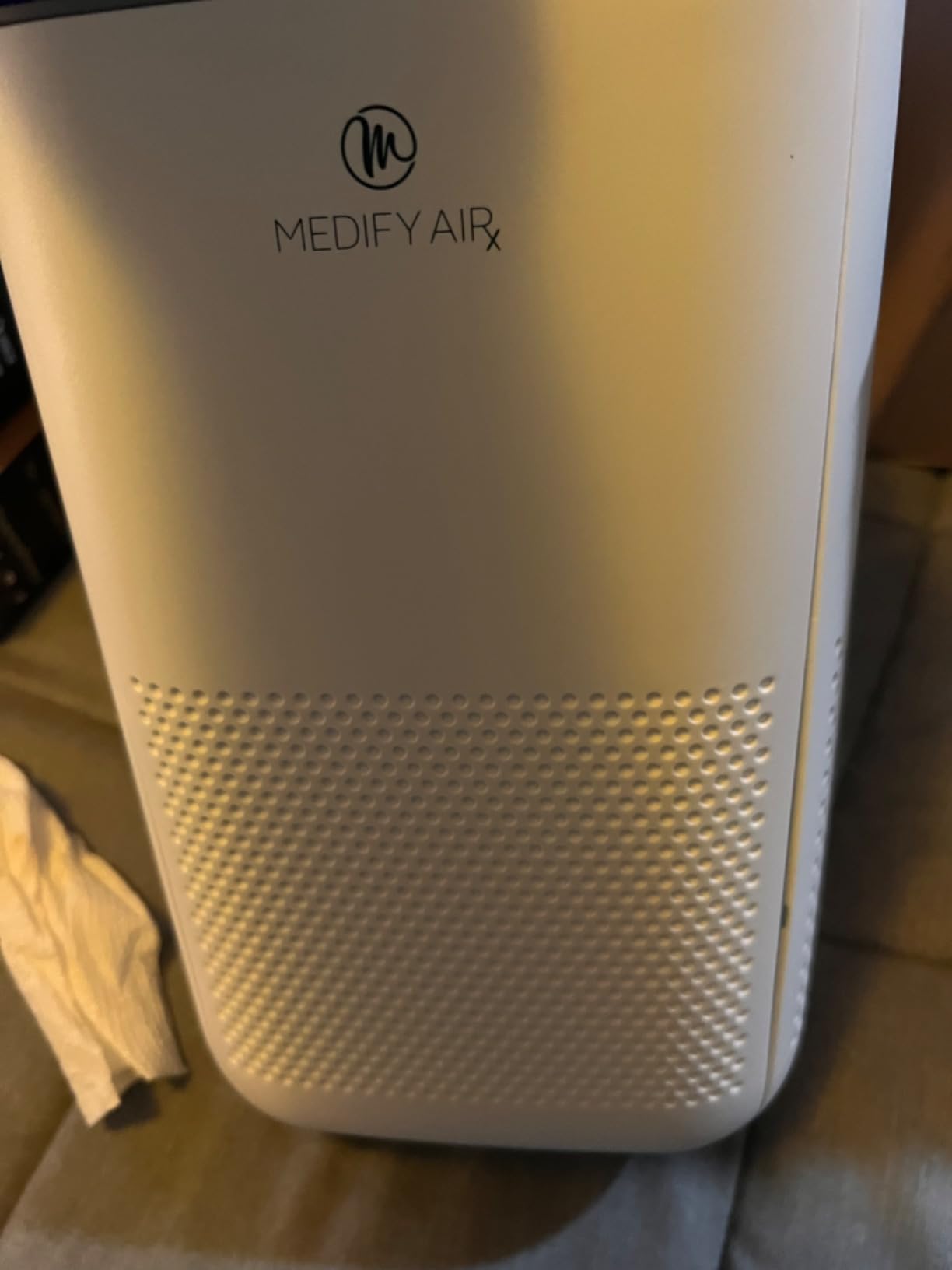 Medify MA-15 SMART Air Purifier | True HEPA H13 Filter | Works with Alexa, Certified for Humans | 660 ft² in 1hr for Removal to 0.1 microns for Wildfire Smoke, Odors, Pollen, Pets | White,1-Pack Customer Review Medify MA-15 SMART Air Purifier | True HEPA H13 Filter | Works with Alexa, Certified for Humans | 660 ft² in 1hr for Removal to 0.1 microns for Wildfire Smoke, Odors, Pollen, Pets | White,1-Pack - Customer Photo 1