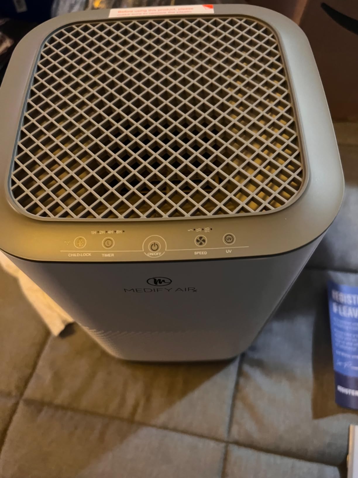 Medify MA-15 SMART Air Purifier | True HEPA H13 Filter | Works with Alexa, Certified for Humans | 660 ft² in 1hr for Removal to 0.1 microns for Wildfire Smoke, Odors, Pollen, Pets | White,1-Pack Customer Review Medify MA-15 SMART Air Purifier | True HEPA H13 Filter | Works with Alexa, Certified for Humans | 660 ft² in 1hr for Removal to 0.1 microns for Wildfire Smoke, Odors, Pollen, Pets | White,1-Pack - Customer Photo 2