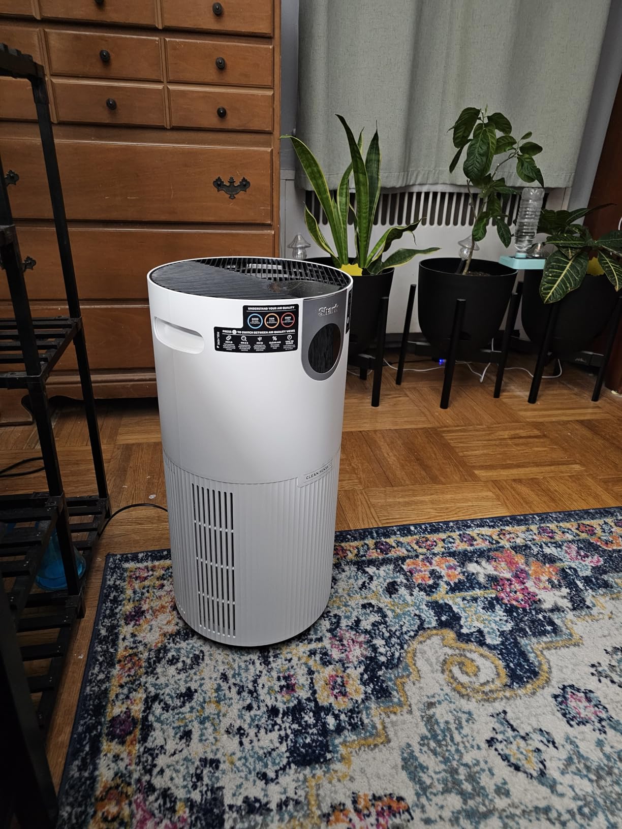 Shark Air Purifier for Home Large Room, Clean Sense Technology, HEPA Air Filter, 1000 Sq Ft, Kitchen, Filters Smoke, Captures 99.98% of Particles, Pet Dander, Pollutants, Dust, Allergens, HP201 Customer Review Shark Air Purifier for Home Large Room, Clean Sense Technology, HEPA Air Filter, 1000 Sq Ft, Kitchen, Filters Smoke, Captures 99.98% of Particles, Pet Dander, Pollutants, Dust, Allergens, HP201 - Customer Photo 1