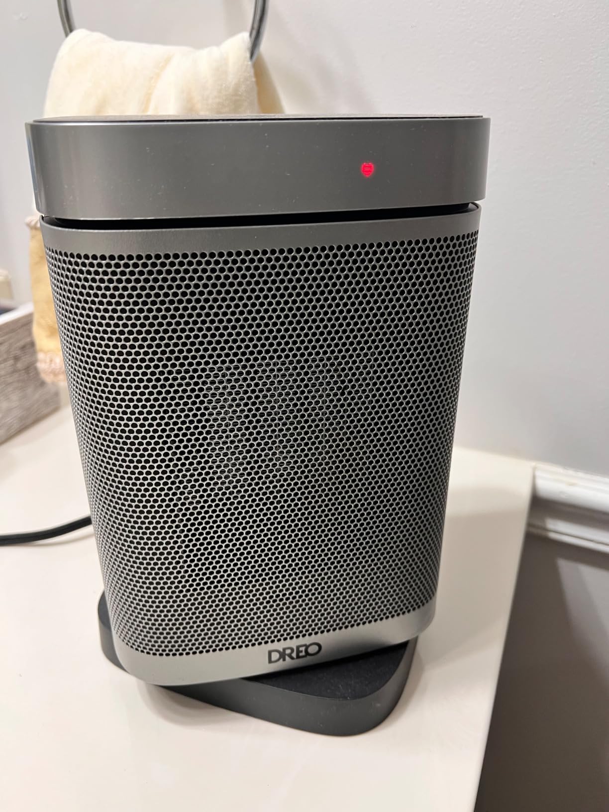 Dreo Space Heater for Bathroom and Indoor, Portable Heater, 1500W Safe and Quiet PTC Ceramic Heater, 41-95°F Digital Thermostat, 70°Oscillating, Remote, ALCI Safety Plug, 12h Timer, 5 Modes Customer Review Dreo Space Heater for Bathroom and Indoor, Portable Heater, 1500W Safe and Quiet PTC Ceramic Heater, 41-95°F Digital Thermostat, 70°Oscillating, Remote, ALCI Safety Plug, 12h Timer, 5 Modes - Customer Photo 2