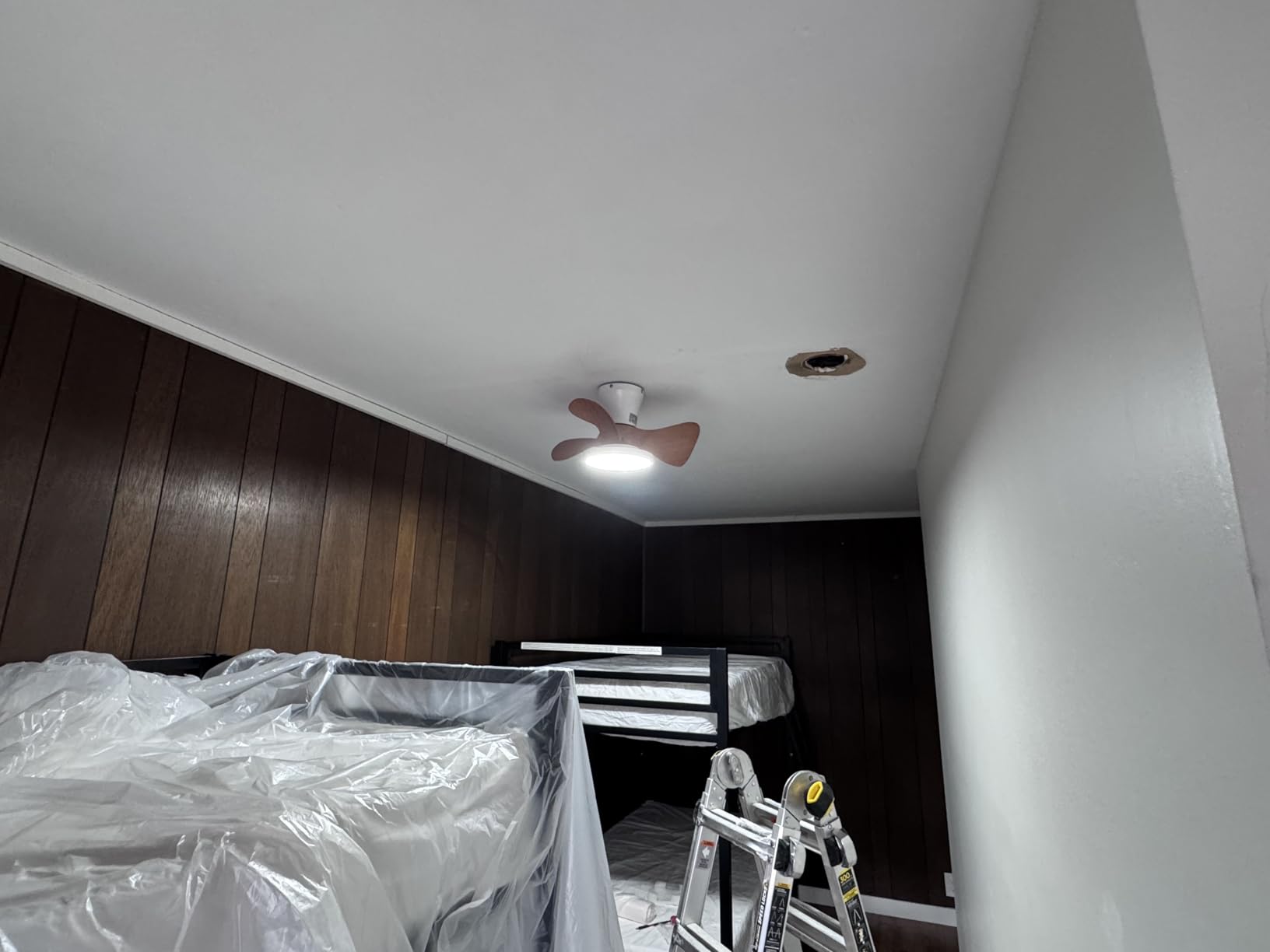 ocioc Quiet Ceiling Fan with LED Light 22 inch Large Air Volume Remote Control for Kitchen Bedroom Dining Room Patio - Customer Photo 2