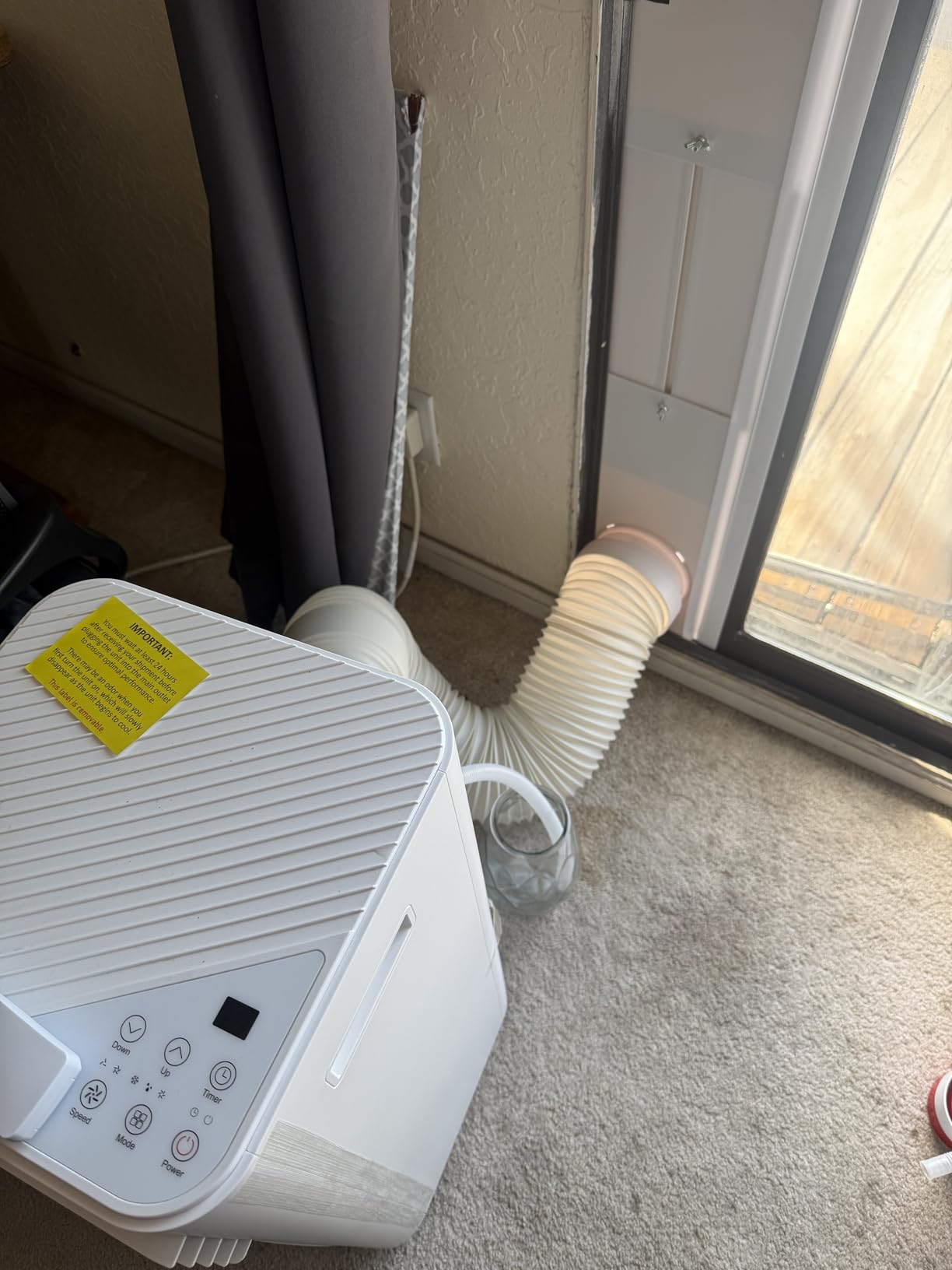 Portable AC Window Vent Kit - Complete Air Conditioner Window Kit, Adjustable PVC Window Seal Kit Panels Up to 60 Inches, for Universal Thread AC Exhaust Hose of 5.1 Portable AC Window Vent Kit - Complete Air Conditioner Window Kit, Adjustable PVC Window Seal Kit Panels Up to 60 Inches, for Universal Thread AC Exhaust Hose of 5.1