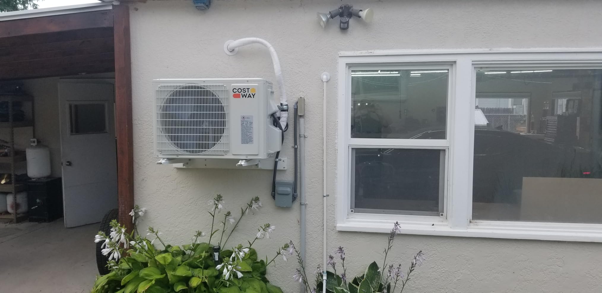 COSTWAY 12000BTU Mini Split Air Conditioner& Heater, 20 SEER2 115V Wall-Mounted Ductless AC Unit Cools Rooms up to 750 Sq. Ft, Energy Efficient Inverter AC with Heat Pump (Blast Series) - Customer Photo 2