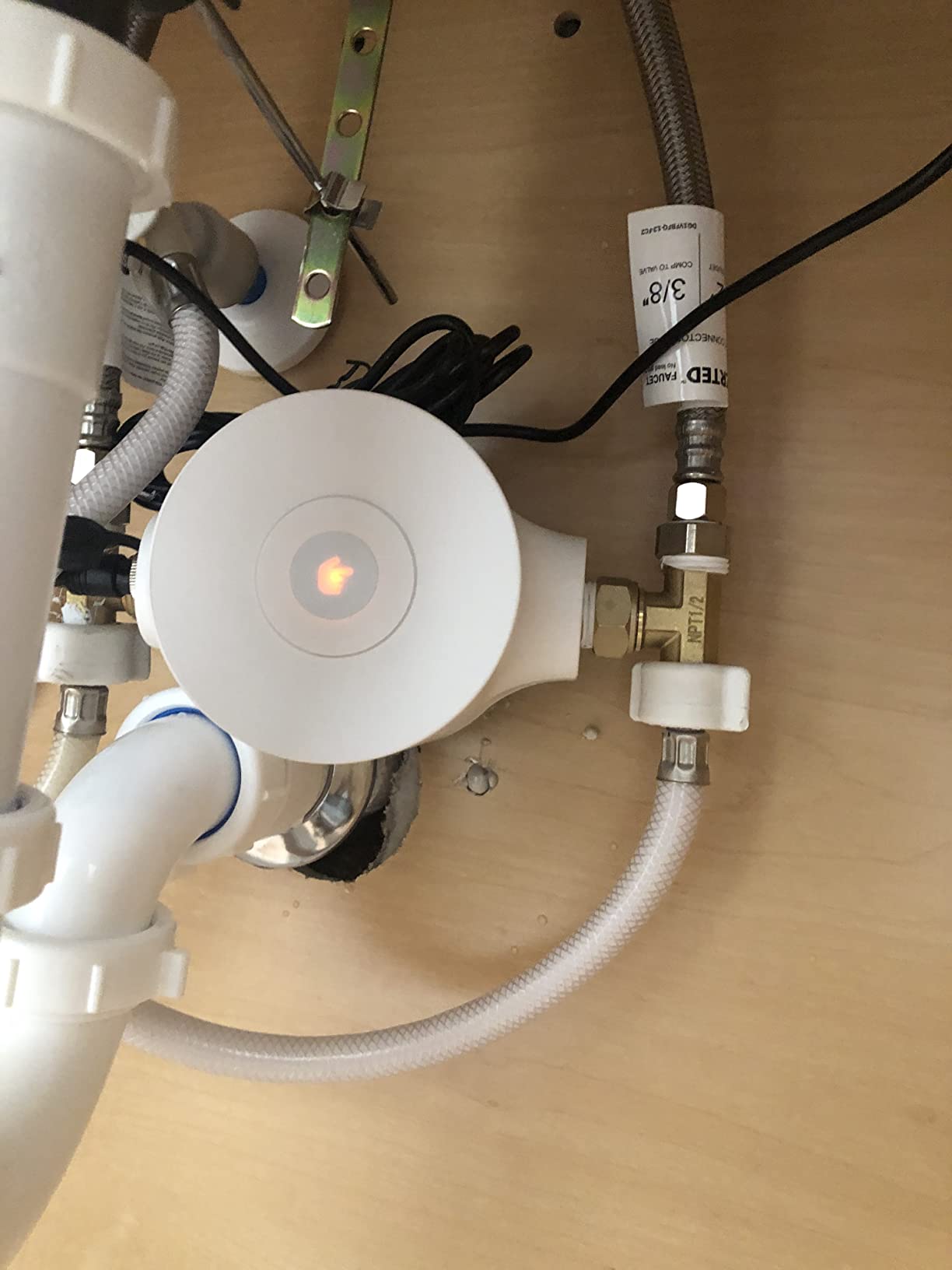 Smart Instant Hot Water Recirculating Pump System NSF/ANSI 61 & 372 for Tanked, Tankless Water Heater 3 speed Bulit-in Thermostat Recirculating Pump for Water Heater Extremely Quiet HBS24-12 - Customer Photo 2