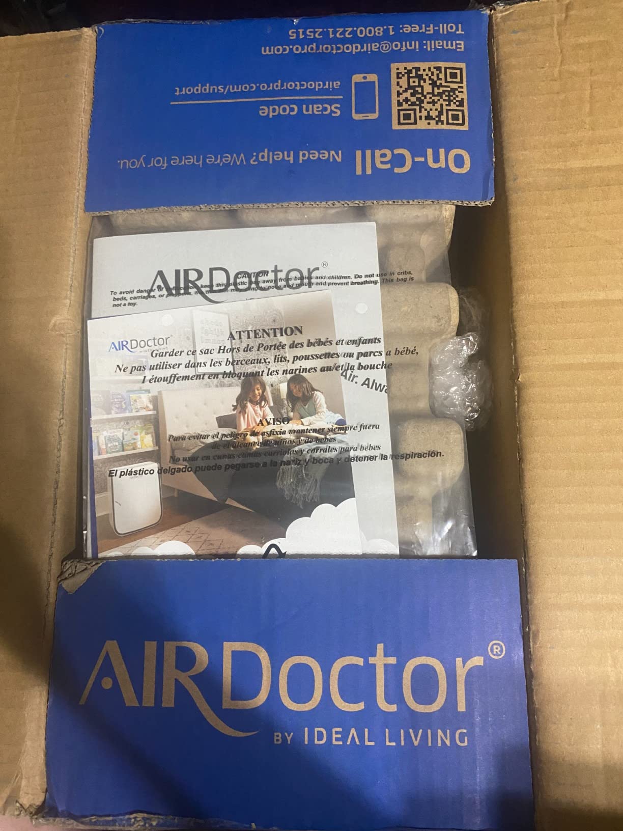 AIRDOCTOR AD2000 Air Purifier for Small & Medium Rooms and Small Bedrooms. 3 Stage Filtration with Pre-Filter, UltraHEPA, Carbon/VOC (AirDoctor 2000) - Customer Photo 4