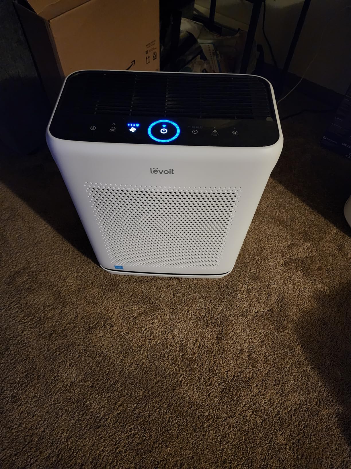 LEVOIT Air Purifiers for Home Large Room Up to 1875 Ft² with Washable Pre-Filter, AHAM VERIFIDE, Air Quality Monitor, HEPA Sleep Mode for Allergies, Pet Hair in Bedroom, Vital 200S-P, White Customer Review LEVOIT Air Purifiers for Home Large Room Up to 1875 Ft² with Washable Pre-Filter, AHAM VERIFIDE, Air Quality Monitor, HEPA Sleep Mode for Allergies, Pet Hair in Bedroom, Vital 200S-P, White - Customer Photo 2