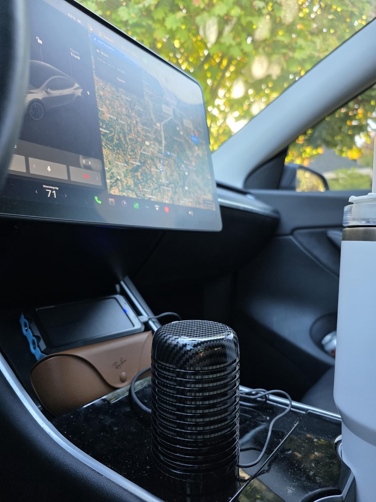 Car Air Purifier, Air Purifier for Car with True HEPA Filter Clean Air,Eliminate Dust,Odor,Portable Car Accessories Built-in Air Freshener and Perfume Diffuser for Traveling, Home, Office Use Customer Review Car Air Purifier, Air Purifier for Car with True HEPA Filter Clean Air,Eliminate Dust,Odor,Portable Car Accessories Built-in Air Freshener and Perfume Diffuser for Traveling, Home, Office Use - Customer Photo 2