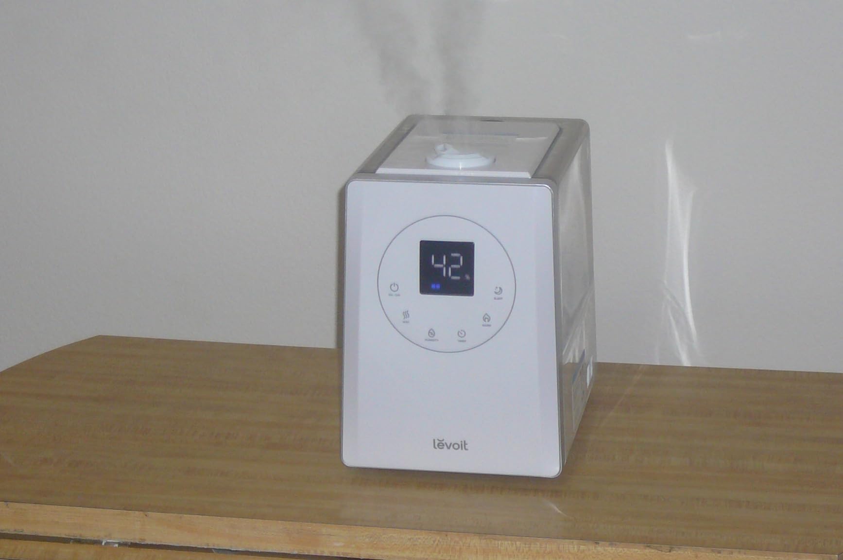 LEVOIT OasisMist 1000S (10L) Smart Humidifier for Home Large Room Bedroom, Last 100 Hours Suitable for Indoor Plant, Cover up to 600ft², Easy Top Fill, Remoter & Voice Control, Auto Mode, Quiet, White - Customer Photo 5