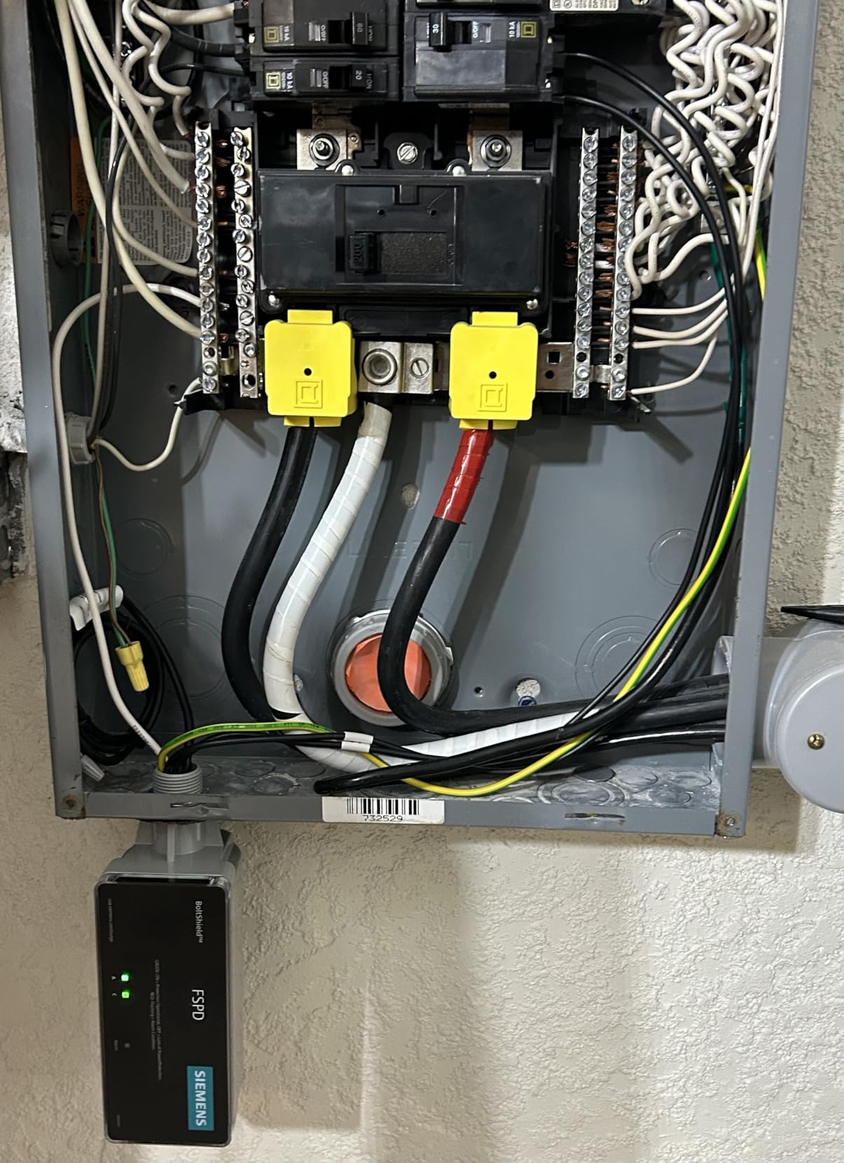 Siemens Boltshield FSPD140 Level 2 Whole House Surge Protection Device Rated for 140,000 Amps, 120/240V - Customer Photo 3