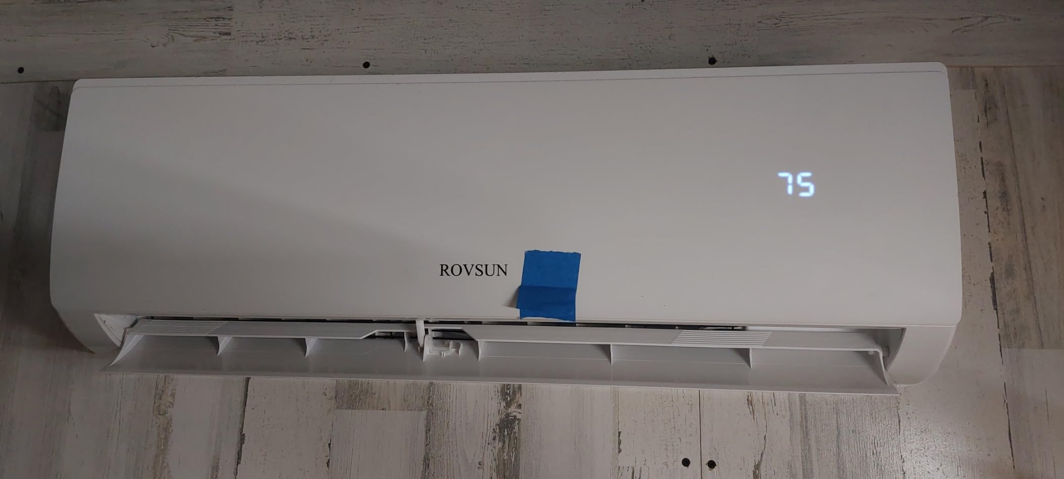ROVSUN 9000 BTU Wifi Enabled Mini Split Air Conditioner & Heater with Inverter, 19 SEER2 Energy Saving 115V Ductless Split AC Unit with Pre-Charged Condenser, Heat Pump & Installation Kit - Customer Photo 2