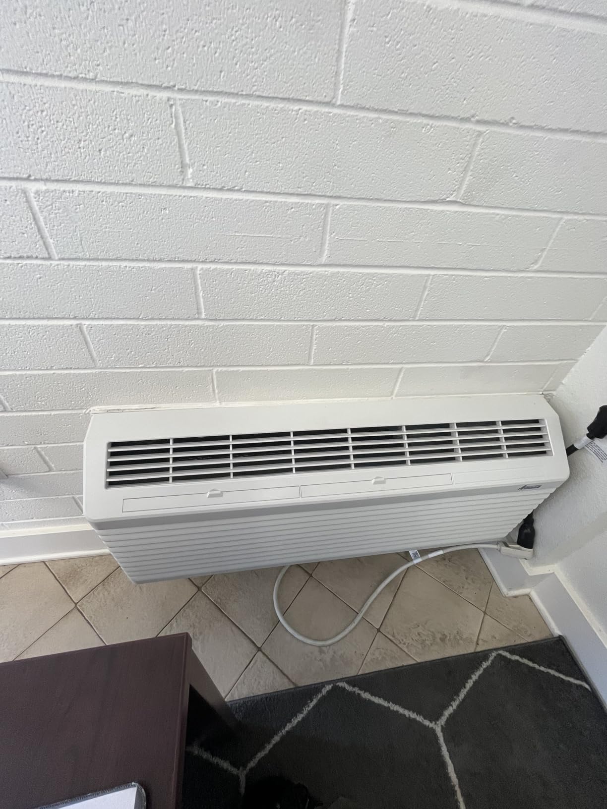 AMANA K-Series PTAC 12,000 BTU Air Conditioner Heat Pump with 3.5 kW Heater, 20 Amp plug, White - PTH123K35AXXX - A/C Unit Only Customer Review AMANA K-Series PTAC 12,000 BTU Air Conditioner Heat Pump with 3.5 kW Heater, 20 Amp plug, White - PTH123K35AXXX - A/C Unit Only - Customer Photo 2