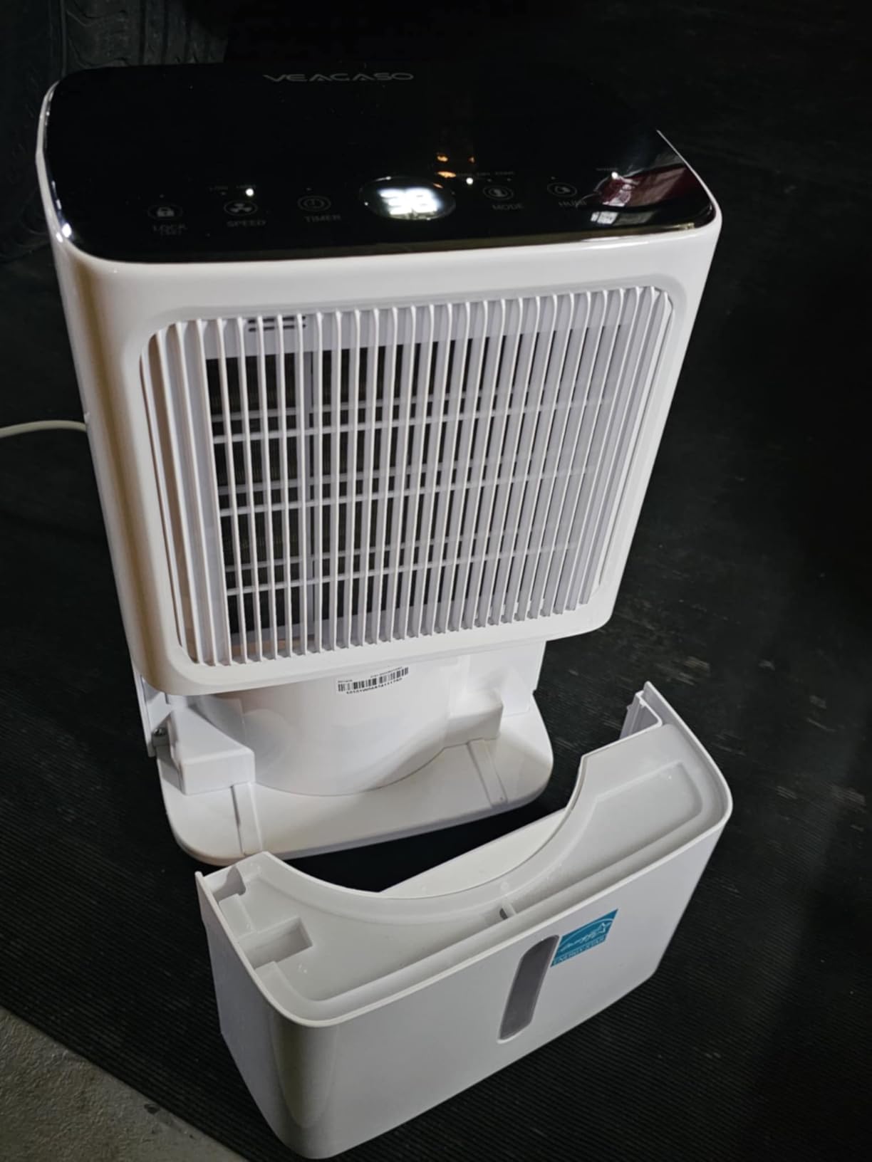 2500 Sq.Ft Dehumidifiers for Home with Drain Hose Max 34 Pints, VEAGASO Dehumidifier for Basement, Large Room, Bathroom, Bedroom, Three Modes, Intelligent Humidity Control, Dry Clothes, 24HR Timer - Customer Photo 3