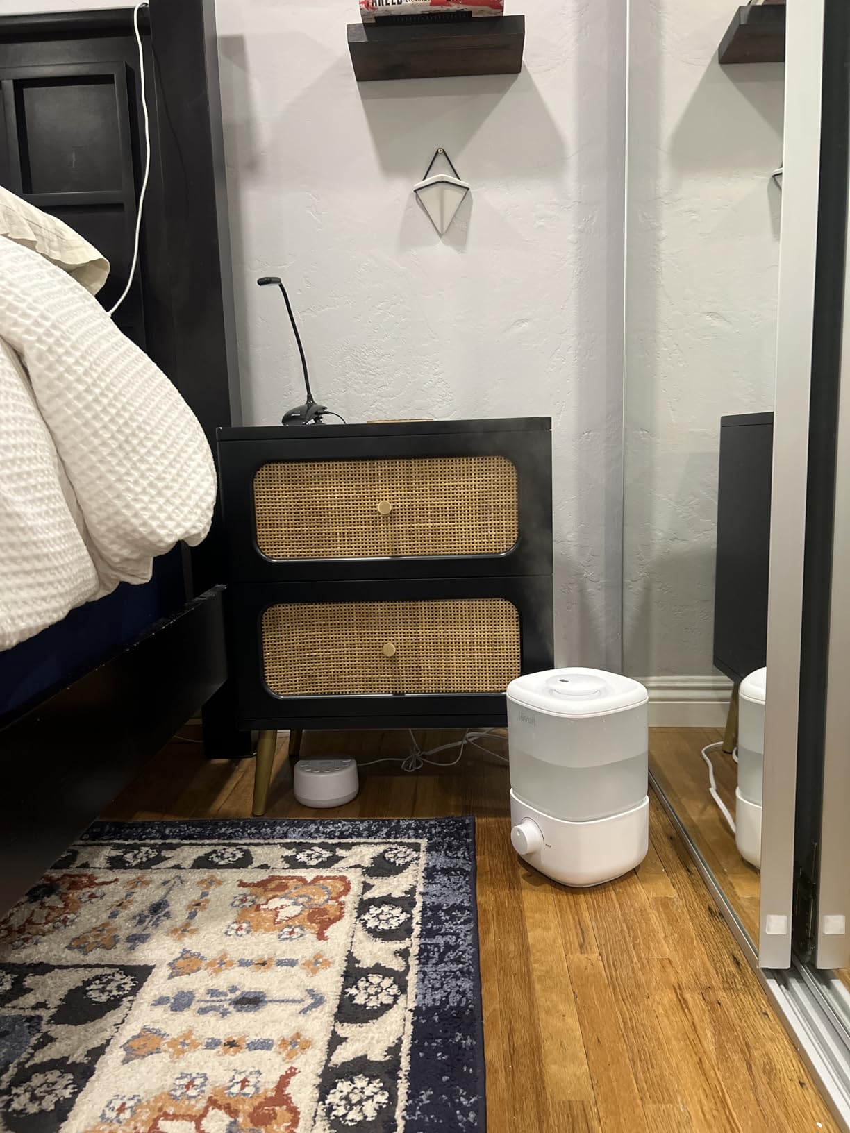 LEVOIT Top Fill Humidifiers for Bedroom, 2.5L Tank for Large Room, Easy to Fill & Clean, 28dB Quiet Cool Mist Air Humidifier for Home Baby Nursery & Plants, Auto Shut-off and BPA-Free for Safety, 25H - Customer Photo 1