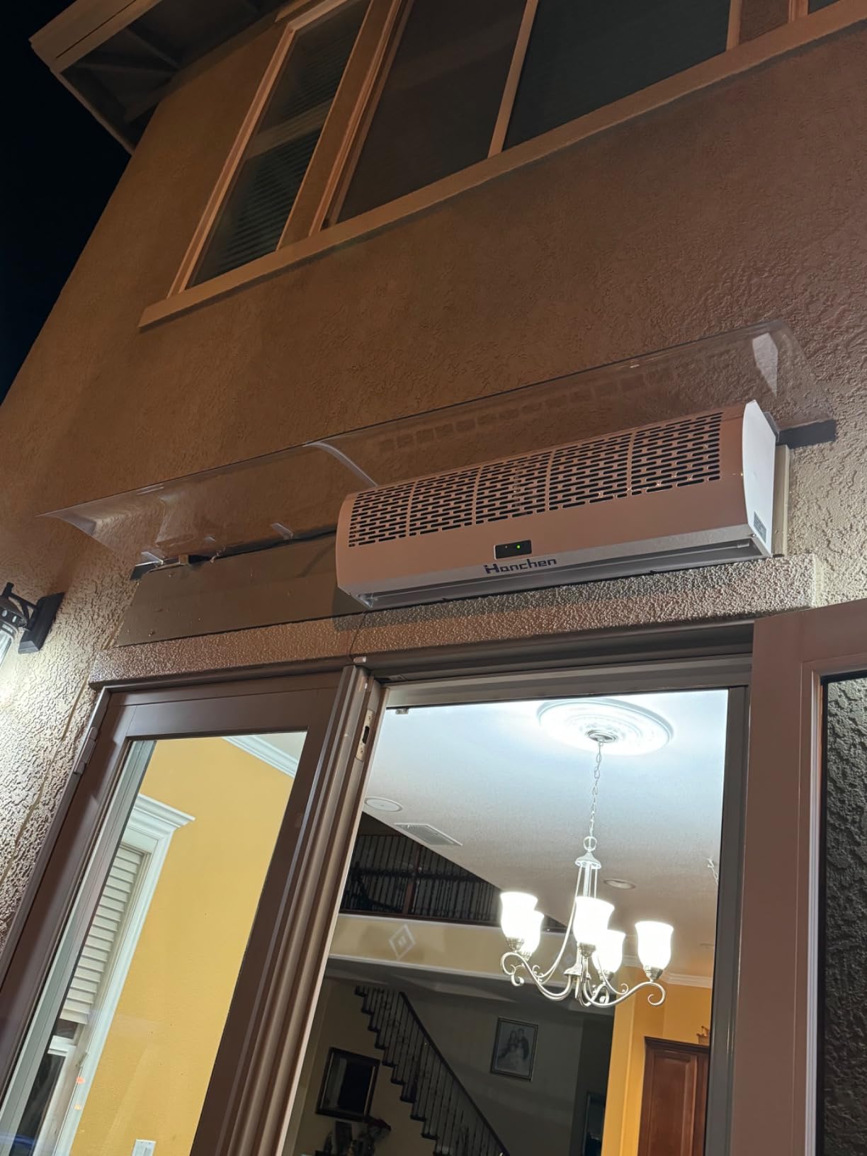 Hanchen 36 Inch Air Curtain 【2025 NEW VERSION】 Magnetic Door Switch 2 Speeds 1527/1292 CFM Uncooled&Unheated Remote Control Super Power Commercial Indoor Heavy Duty Air Door Fan 110V Customer Review Hanchen 36 Inch Air Curtain 【2025 NEW VERSION】 Magnetic Door Switch 2 Speeds 1527/1292 CFM Uncooled&Unheated Remote Control Super Power Commercial Indoor Heavy Duty Air Door Fan 110V - Customer Photo 1