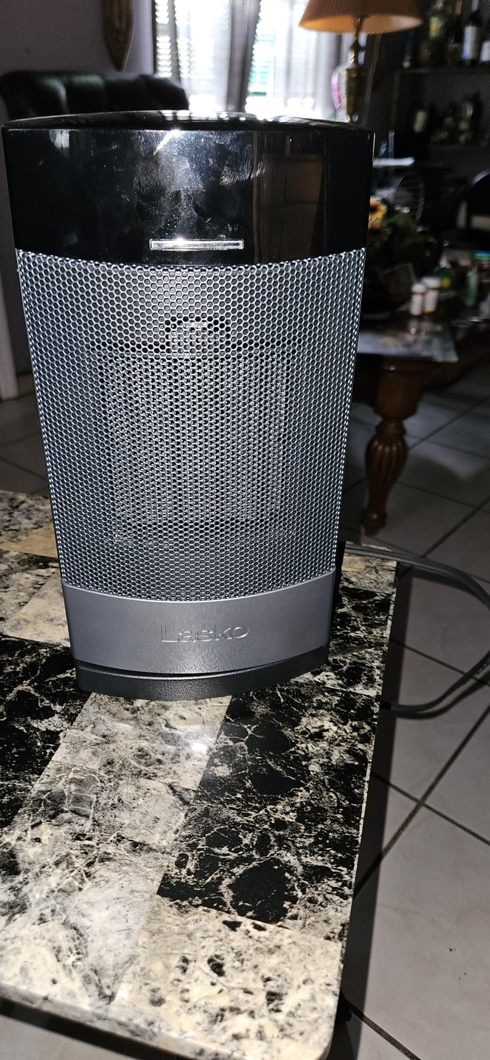 Lasko Ellipse Ceramic Tower Heater for Home with Tipover Switch, Child Lock, Digital Display, Thermostat, Wide Oscillation, Remote, Timer, For Bedroom, Office, Living Room, Den, 1500W, Black, CT18950 Customer Review Lasko Ellipse Ceramic Tower Heater for Home with Tipover Switch, Child Lock, Digital Display, Thermostat, Wide Oscillation, Remote, Timer, For Bedroom, Office, Living Room, Den, 1500W, Black, CT18950 - Customer Photo 2