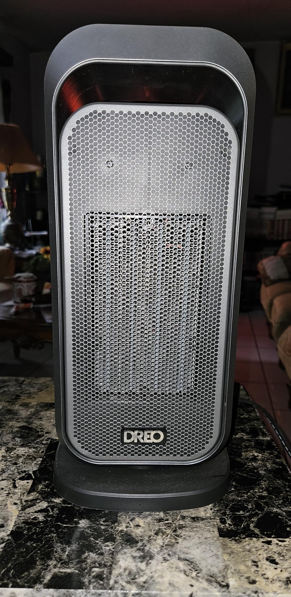 Dreo Quiet Space Heater, 1500W Portable Heaters for Indoor Use with Remote, 70° Oscillation, Fast and Safety Electric PTC Ceramic for Desk Office Bedroom, 12H Timer - Customer Photo 2
