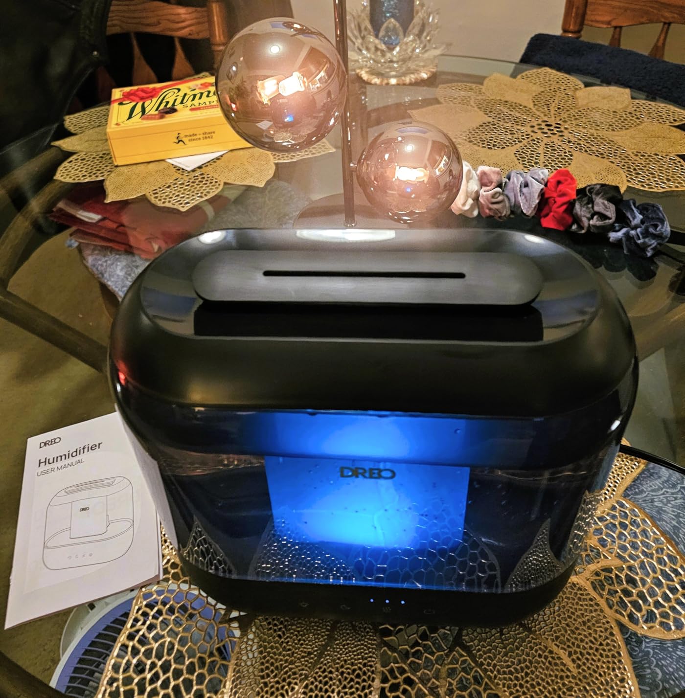 Dreo Humidifiers for Bedroom, 4L Top Fill for Large Room, 36H Runtime, 28 dB Quiet Supersized Cool Mist Air Humidifier for Baby Nursery, Plants, Indoor, Night Light, Easy to Clean & Fill Customer Review Dreo Humidifiers for Bedroom, 4L Top Fill for Large Room, 36H Runtime, 28 dB Quiet Supersized Cool Mist Air Humidifier for Baby Nursery, Plants, Indoor, Night Light, Easy to Clean & Fill - Customer Photo 1