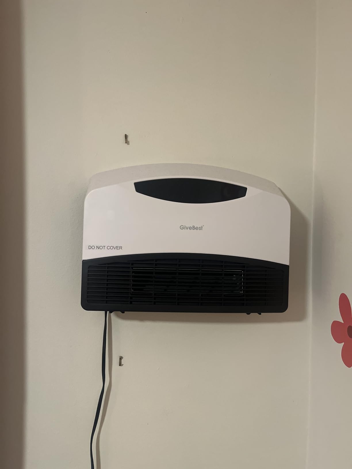 GiveBest Electric Wall Heater with WiFi and Remote Control, Floor or Wall Mounted Heater, Large Room Coverage, 3 Heating Modes, 1500W Fast Heating Space with Thermostat for Indoor Room Use - Customer Photo 1