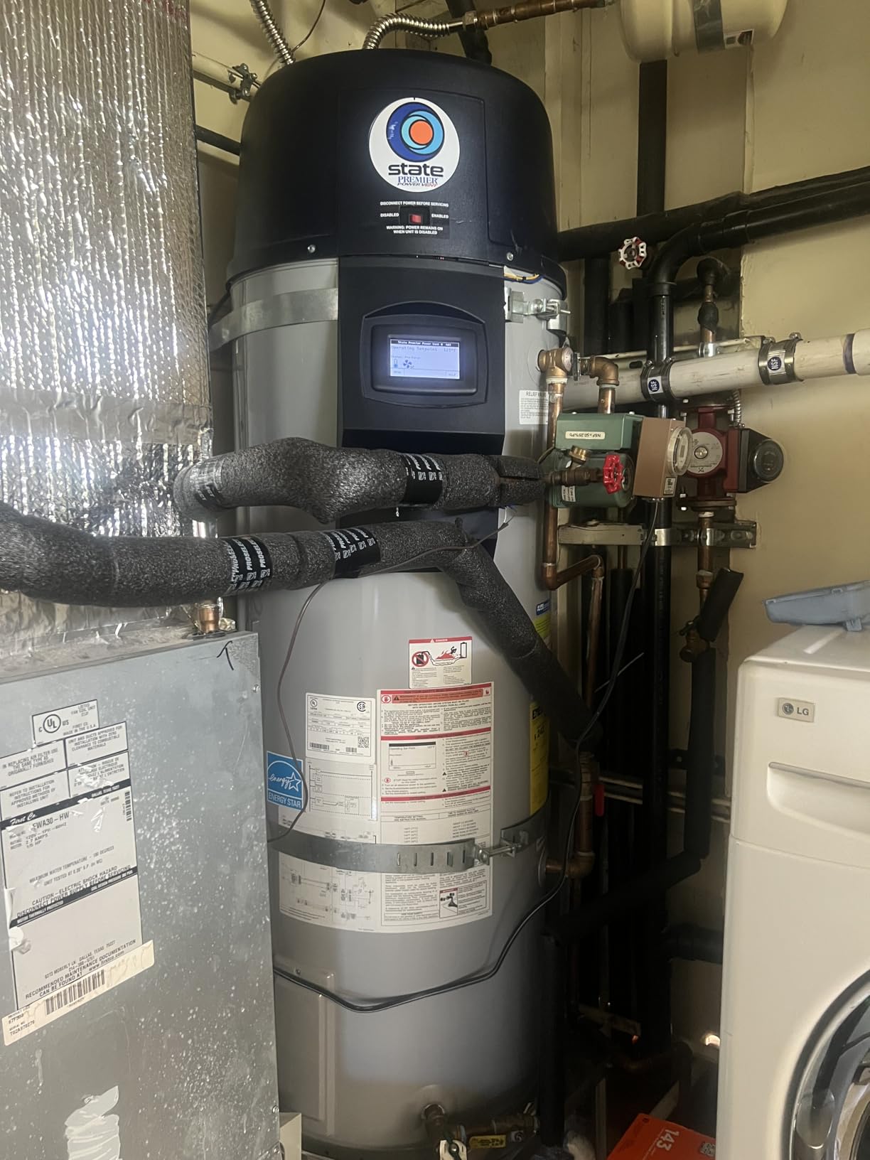 State Proline Series 50 Gallon Capacity 4.5 kW Heating Input Tall Electric Water Heater - Customer Photo 1