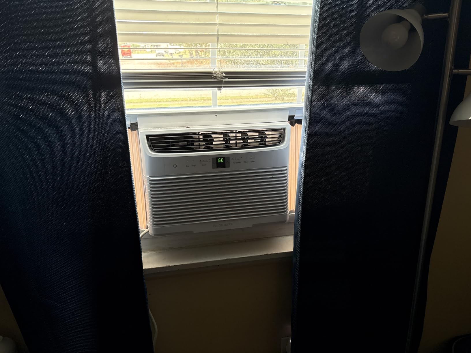 Frigidaire 5,000 BTU Window Air Conditioner with Remote Control, Cools Up to 150 Sq. Ft., Quiet Operation, Eco Mode, 3 Fan Speeds, Auto Restart, White Customer Review Frigidaire 5,000 BTU Window Air Conditioner with Remote Control, Cools Up to 150 Sq. Ft., Quiet Operation, Eco Mode, 3 Fan Speeds, Auto Restart, White - Customer Photo 2