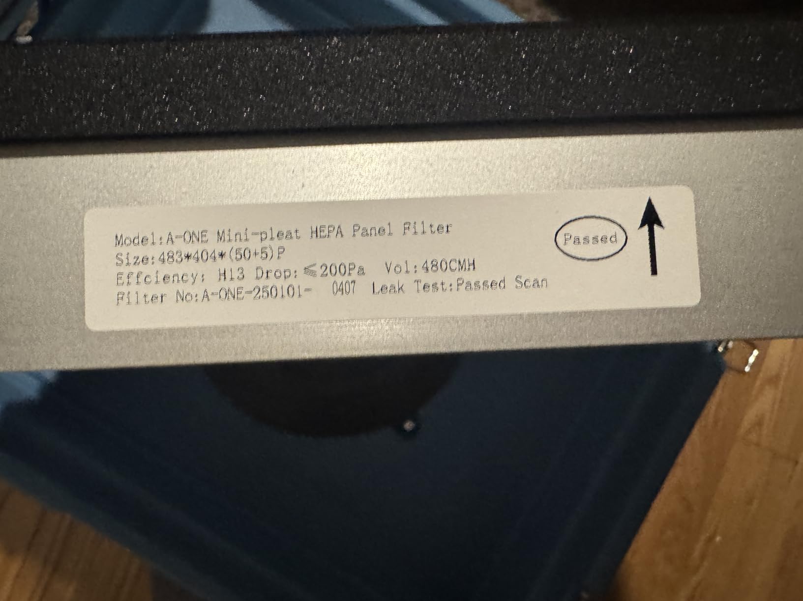HEPA Air Scrubber with GFCI Outlets for Daisy Chain | 1/4 HP, 675 CFM, 2.2A | Water Damage Restoration, Grow Rooms | PA-600-HAS | Blue - Customer Photo 1