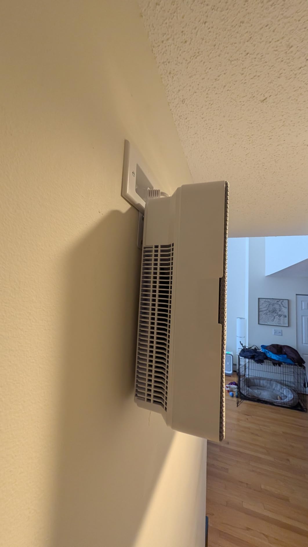 Air Purifiers for Home Dust Pollen Pets Hair Smoke in Bedroom, Wall-Mounted HEPA Air Purifier for Home Large room Covers Up to 1345 sq.ft, Sleep Mode, Auto Mode, WiFi/Remote Control, Timer - Customer Photo 3