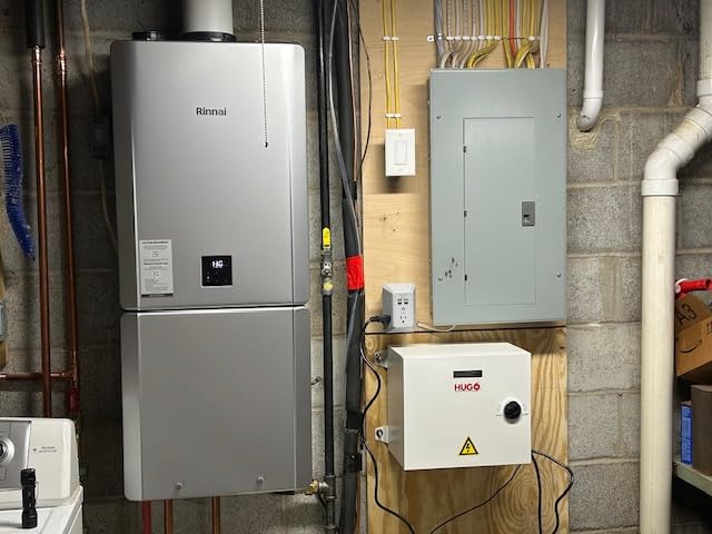 NEW Rinnai RX180iN Condensing Smart Sense Natural Gas or Propane Tankless Water Heater, Indoor or Outdoor Water Heater, Up to 10 GPM, 180,000 BTU - Customer Photo 1