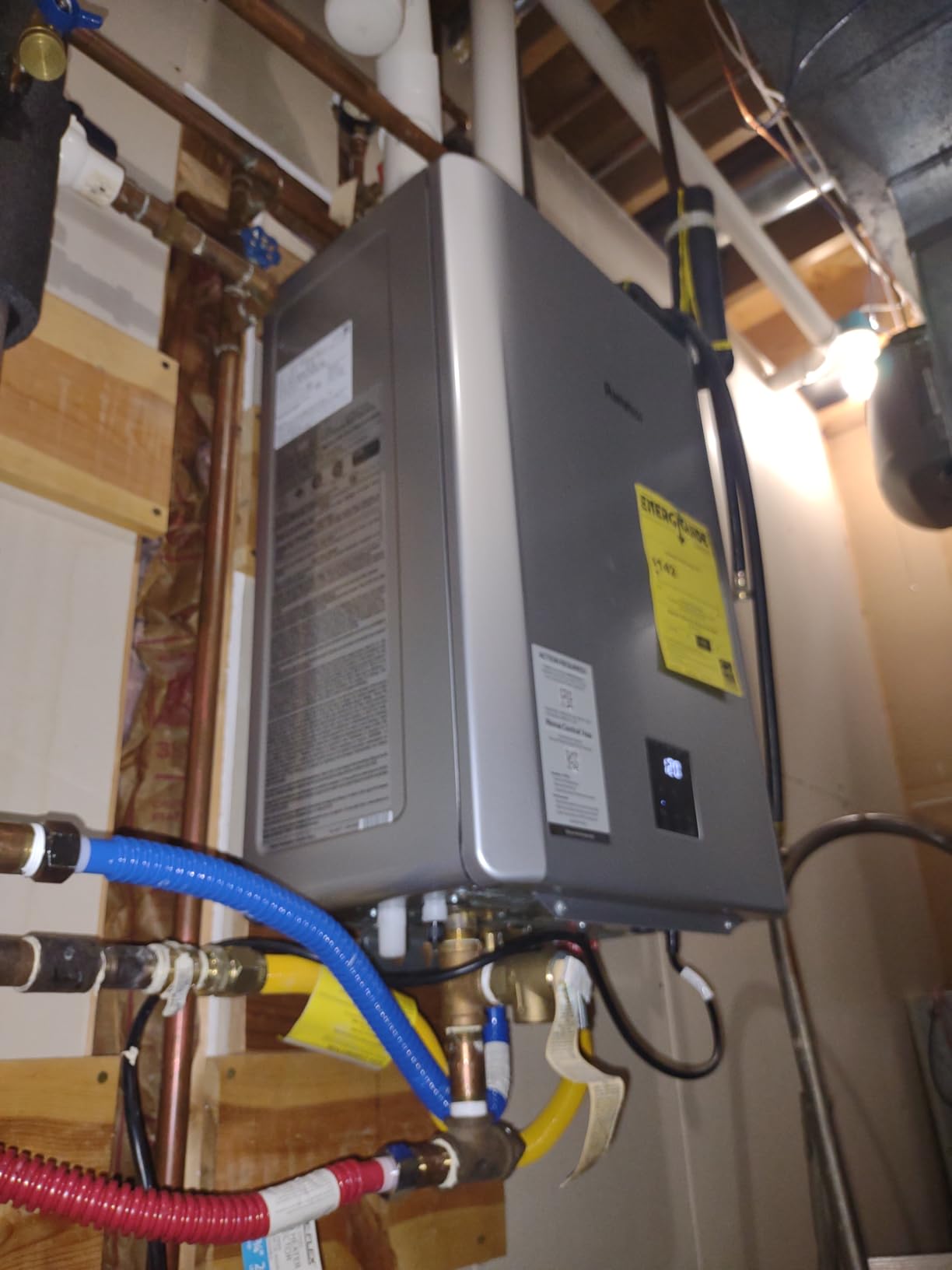 NEW Rinnai RXP199iN Condensing Smart Sense Natural Gas or Propane Tankless Water Heater, Indoor or Outdoor Water Heater, Up to 11.1 GPM, 199,000 BTU Customer Review NEW Rinnai RXP199iN Condensing Smart Sense Natural Gas or Propane Tankless Water Heater, Indoor or Outdoor Water Heater, Up to 11.1 GPM, 199,000 BTU - Customer Photo 3