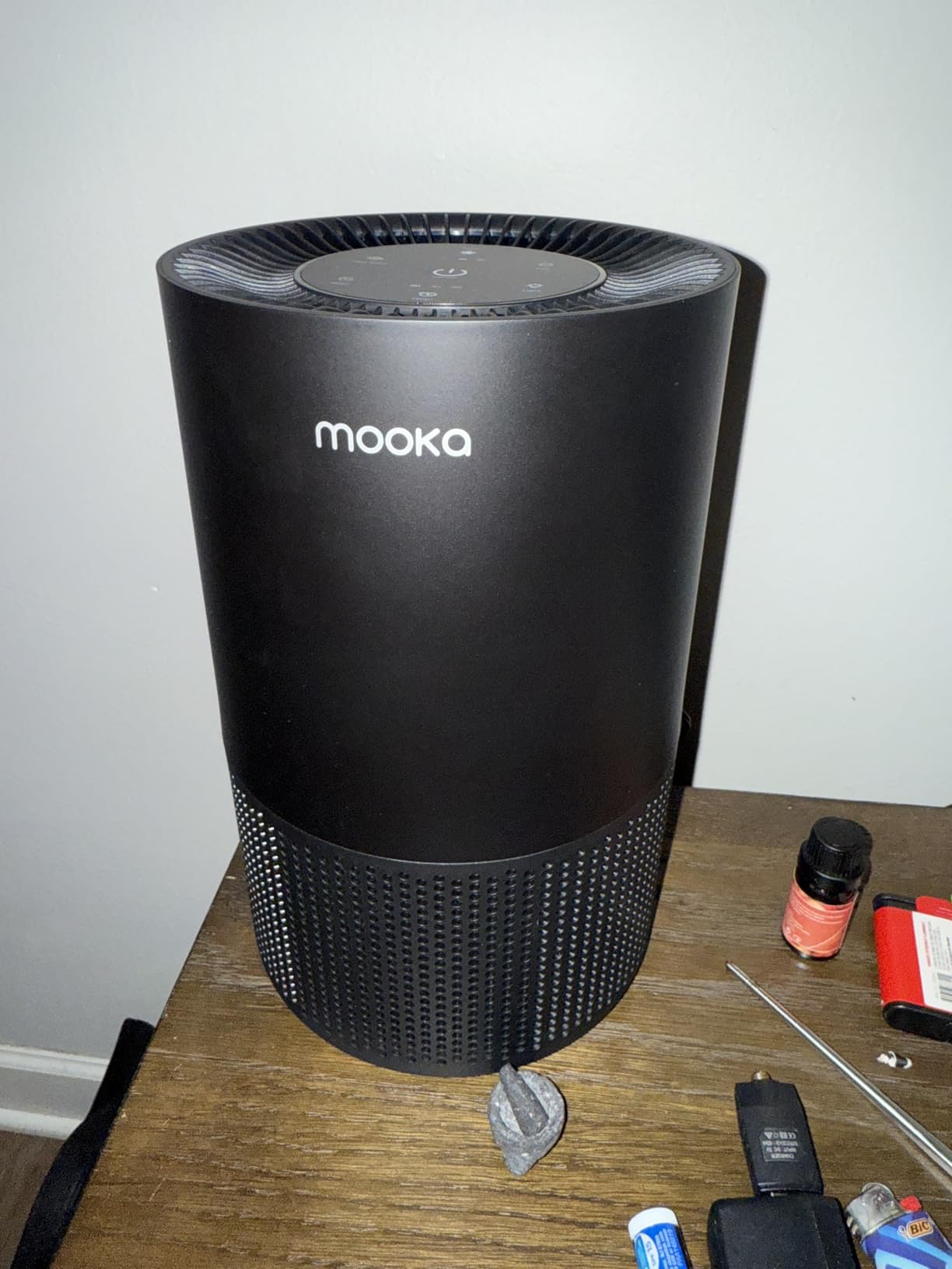Air Purifiers for Home Large Room Pets Up to 1300 Sq Ft, MOOKA H13 True HEPA Air Purifier Cleaner with 360° Air Inlet, Fragrance, 13dB Air Purifier for Bedroom Wildfire Smoke Pet Dust Pollen (Black) Customer Review Air Purifiers for Home Large Room Pets Up to 1300 Sq Ft, MOOKA H13 True HEPA Air Purifier Cleaner with 360° Air Inlet, Fragrance, 13dB Air Purifier for Bedroom Wildfire Smoke Pet Dust Pollen (Black) - Customer Photo 1