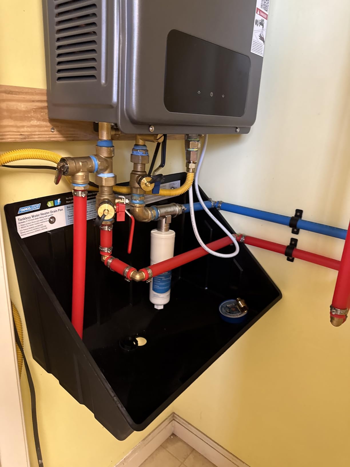 Propane Gas Tankless Water Heater, Indoor Max 3.6 GPM, 80,000 BTU Instant Hot Water Heater Customer Review Propane Gas Tankless Water Heater, Indoor Max 3.6 GPM, 80,000 BTU Instant Hot Water Heater - Customer Photo 2