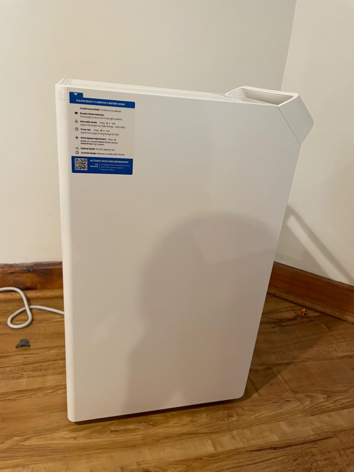 5,000 Sq.Ft Most Efficient Energy Star 2024 Dehumidifier,Vellgoo Max 150 Pint/D (Standard 80 Pint/D) Compressor Dehumidifier for Basement with Drain Hose, Smart Humidity Control for Home, Large Rooms - Customer Photo 2