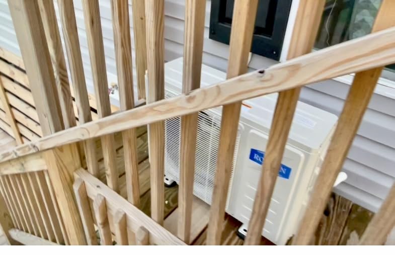 ROVSUN 17000 BTU Mini Split Air Conditioner & Heater, 17 SEER2 230V Inverter Ductless Wall AC Unit for Rooms up to 1000 Sq. Ft with Pre-Charged Condenser, Heat Pump & Installation Kit - Customer Photo 1