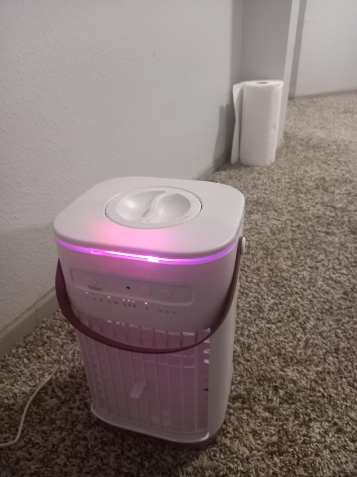 Portable Air Conditioners w/Remote, Mini Air Conditioner, 5400mAh Built-in Battery, 1.2L Water Tank & Ice Box, Auto-off Timer, Evaporative Air Cooler With 3Speeds, Desktop Fan For HomeOutdoors - Customer Photo 1