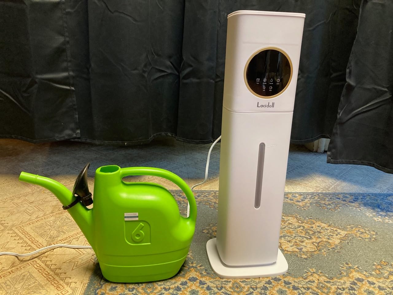 Humidifier Large Room Bedroom with Night Light, 2.1Gal(8L) Humidifiers for Home with Essential Oil Diffuser, Top Fill Whole House Cool Mist Humidifiers for Plants Baby Kids Adults(Black) - Customer Photo 2