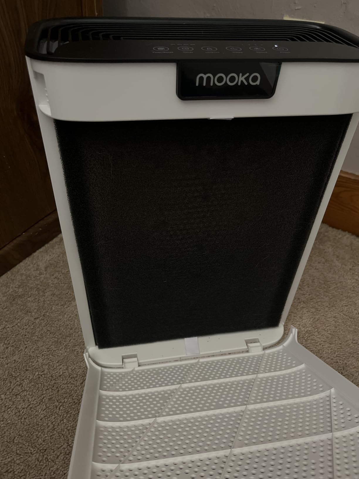 Air Purifiers for Home Large Room 2200 Ft² with Washable Filters, MOOKA HEPA Filter Pet Air Purifier for Bedroom with Fragrance, Air Cleaner for Smoke Dust Pollen Pets Hair Odor, KJ190L White Customer Review Air Purifiers for Home Large Room 2200 Ft² with Washable Filters, MOOKA HEPA Filter Pet Air Purifier for Bedroom with Fragrance, Air Cleaner for Smoke Dust Pollen Pets Hair Odor, KJ190L White - Customer Photo 2