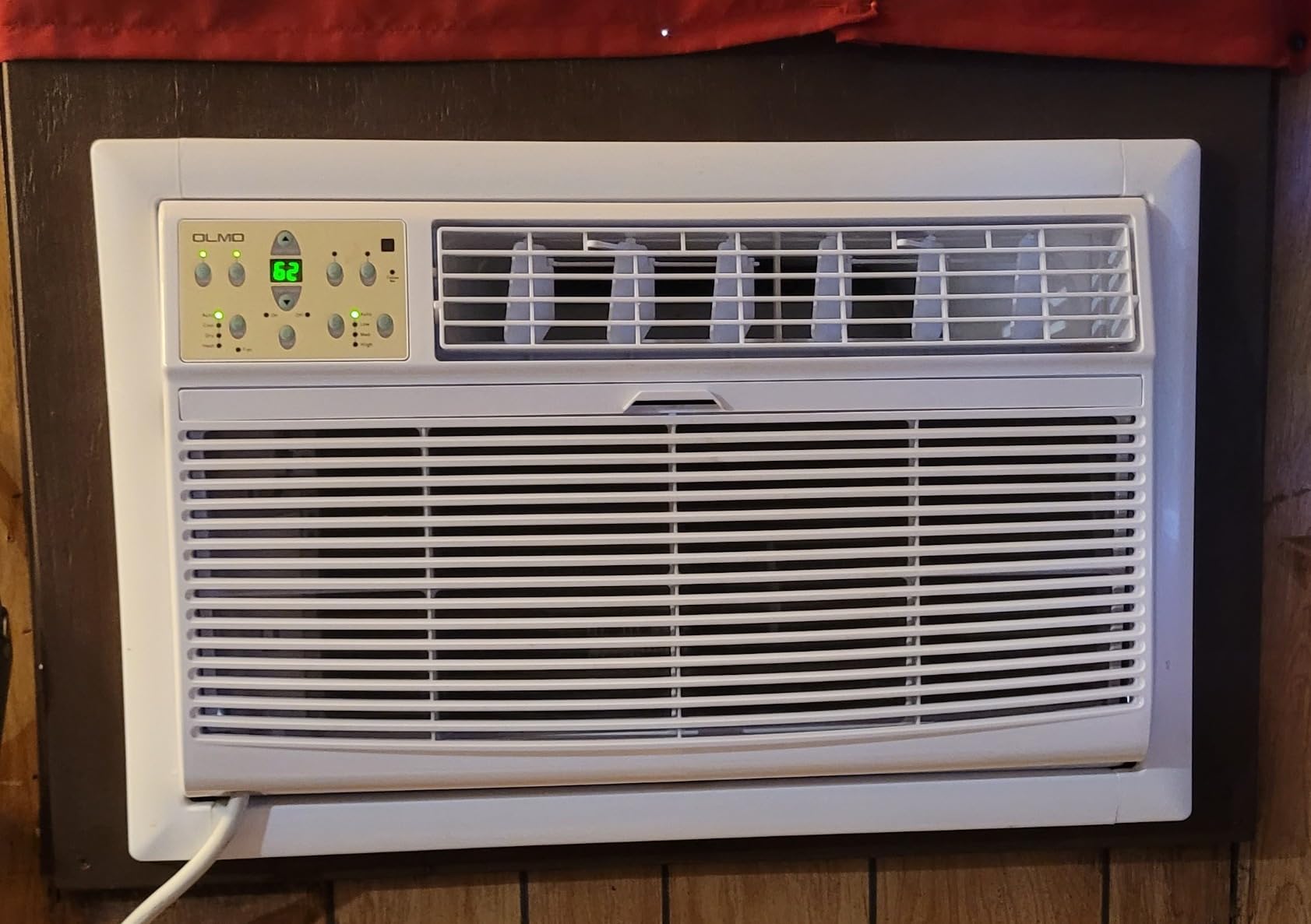 OLMO 12,000 BTU 115V Through-the-Wall Air Conditioner – Cooling Only – Includes Remote Control & Built-In Wireless Smart Kit – R-32 Refrigerant - Customer Photo 2
