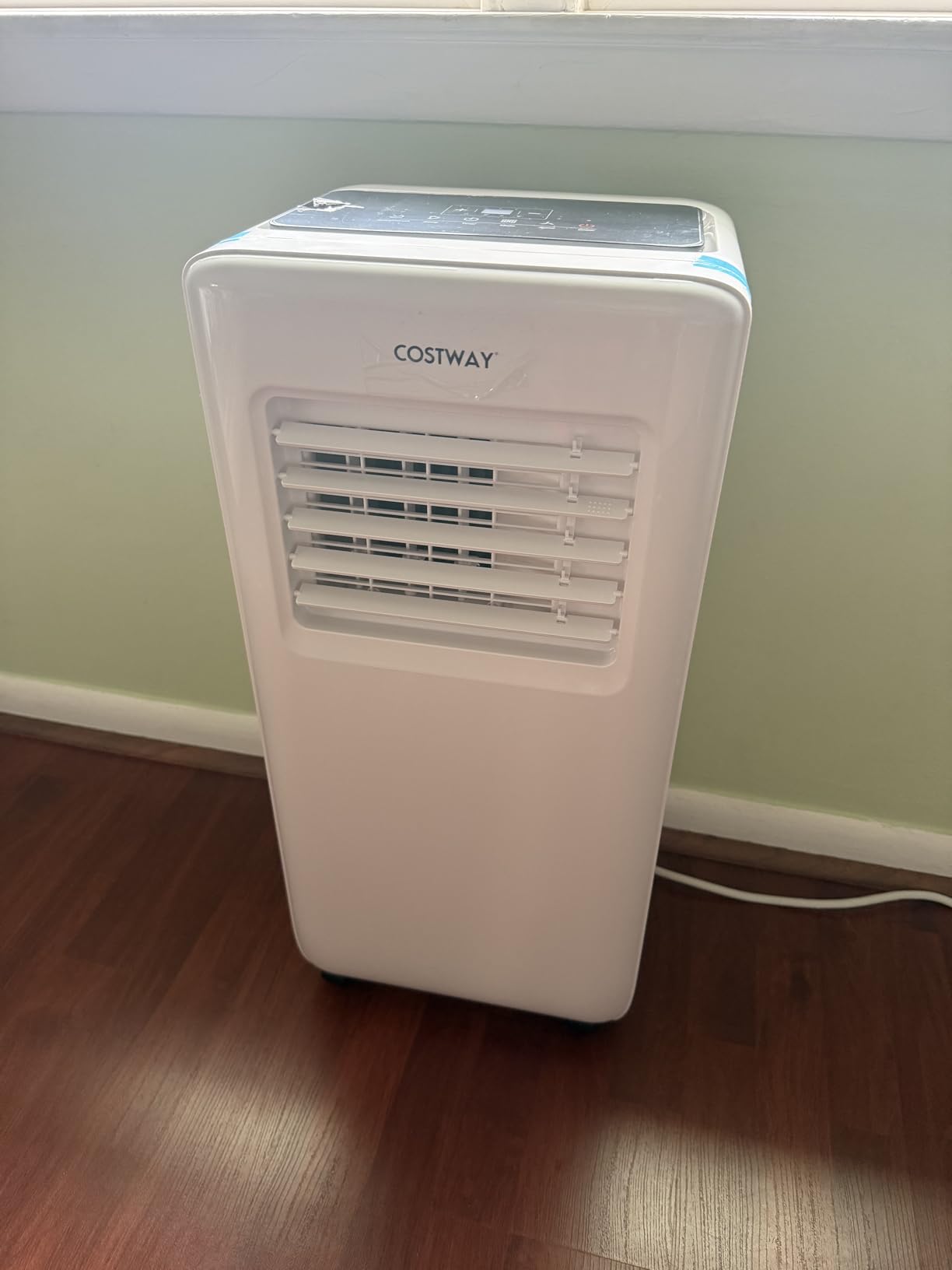 COSTWAY Portable Air Conditioner, 8000 BTU Portable AC Unit with Fan & Dehumidifier, Smart Sleep Mode, 24H Timer, Auto Swing & Window Installation Kit, Cools up to 250 Sq.Ft (8000 BTU) Customer Review COSTWAY Portable Air Conditioner, 8000 BTU Portable AC Unit with Fan & Dehumidifier, Smart Sleep Mode, 24H Timer, Auto Swing & Window Installation Kit, Cools up to 250 Sq.Ft (8000 BTU) - Customer Photo 1