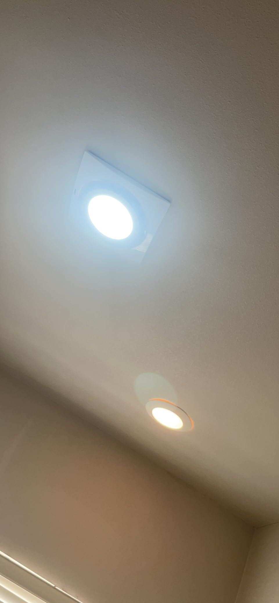 Bathroom Exhaust Fan with Light, 3000K/4500K/6000K Selectable, 110 CFM 1.0 Sones Bathroom Ventilation Fan, 8inch Exhaust Fans For Ceiling Mount with Efficient Air Circulation, Odor Elimination - Customer Photo 1